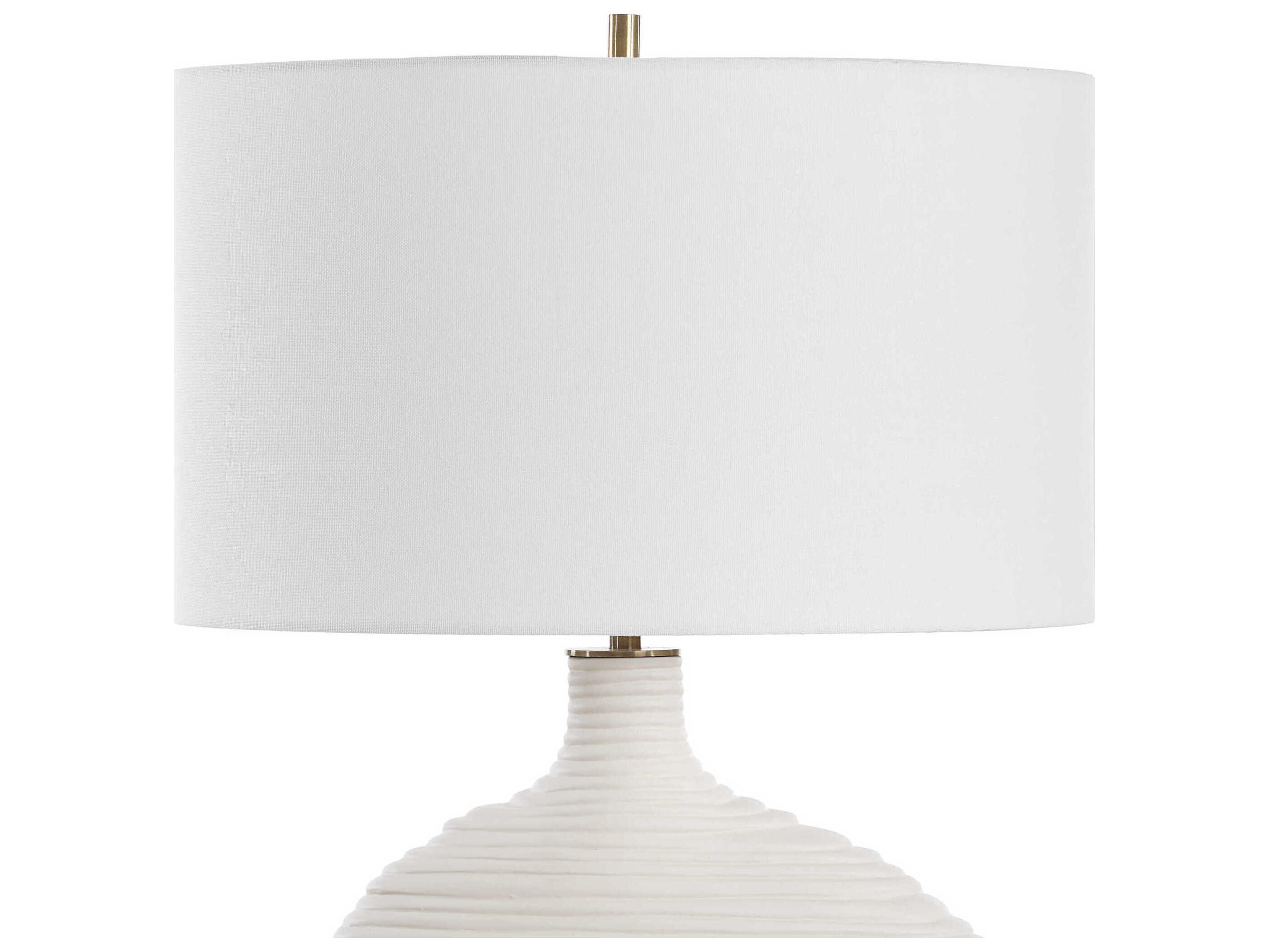 Uttermost Duostacked Warm White Table Lamp