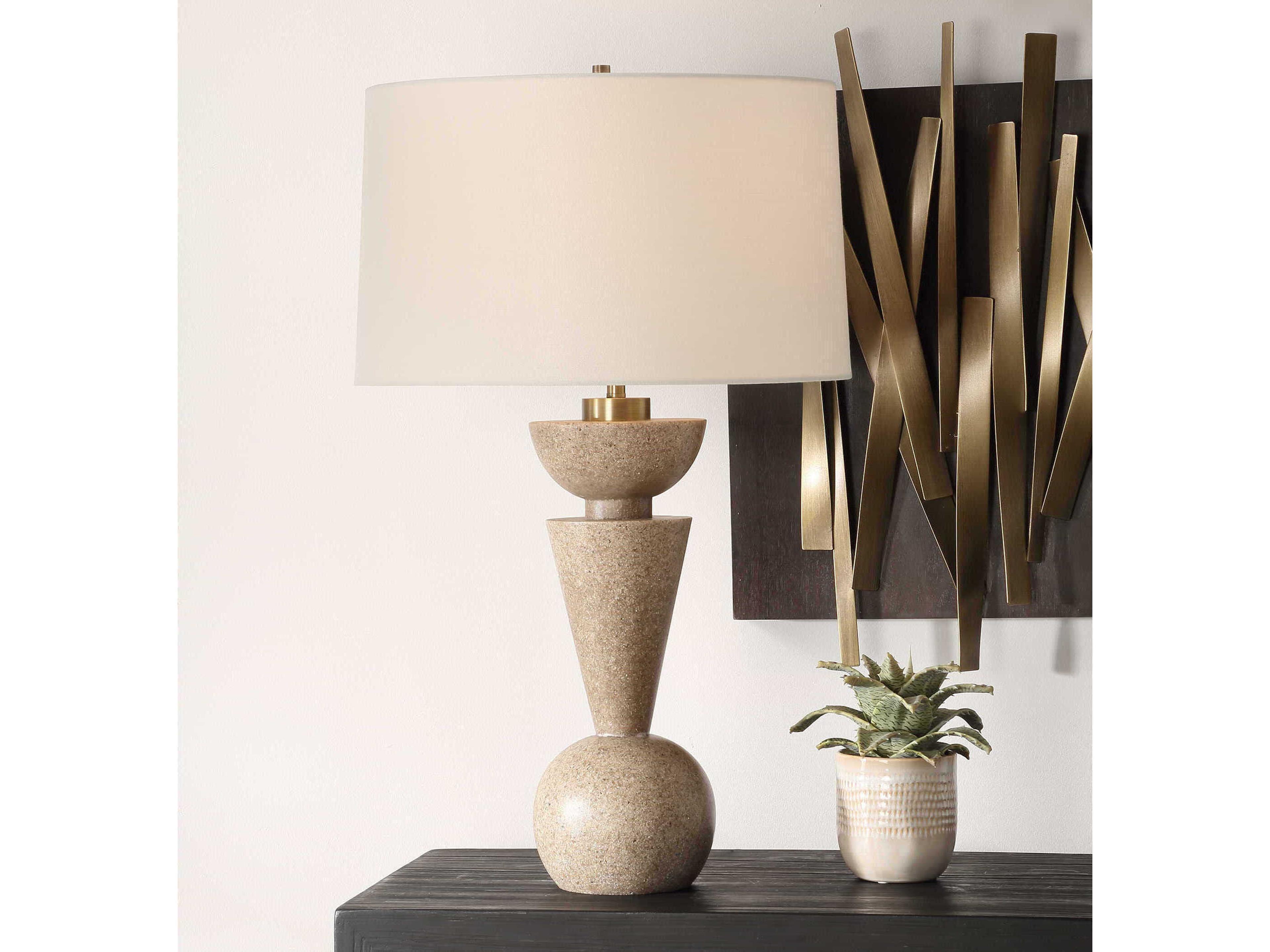 Uttermost Cullum Sand Brown Buffet Lamp
