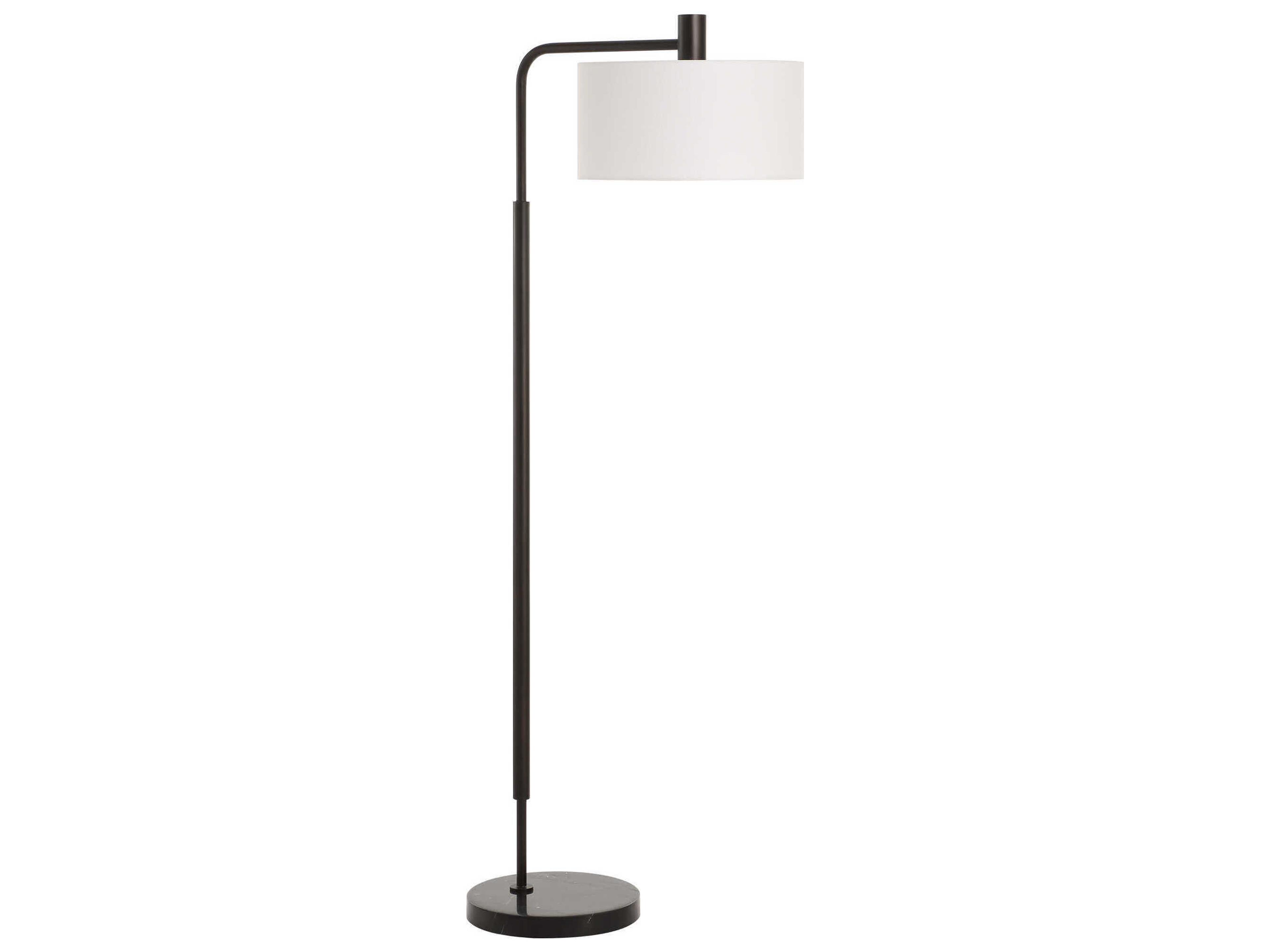 Richie Satin Black Floor Lamp