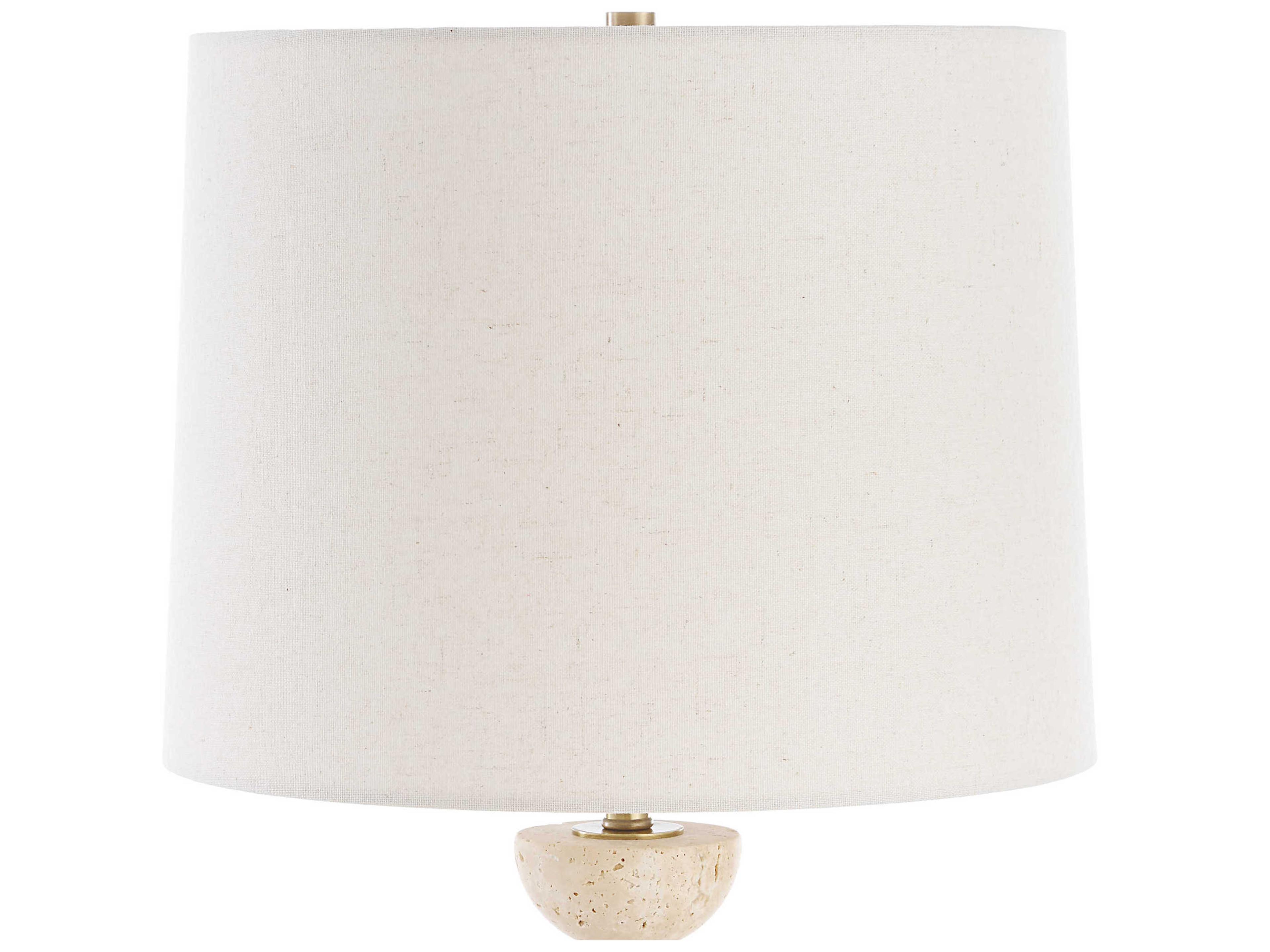 Uttermost Hemisphere Brushed Brass Buffet Lamp