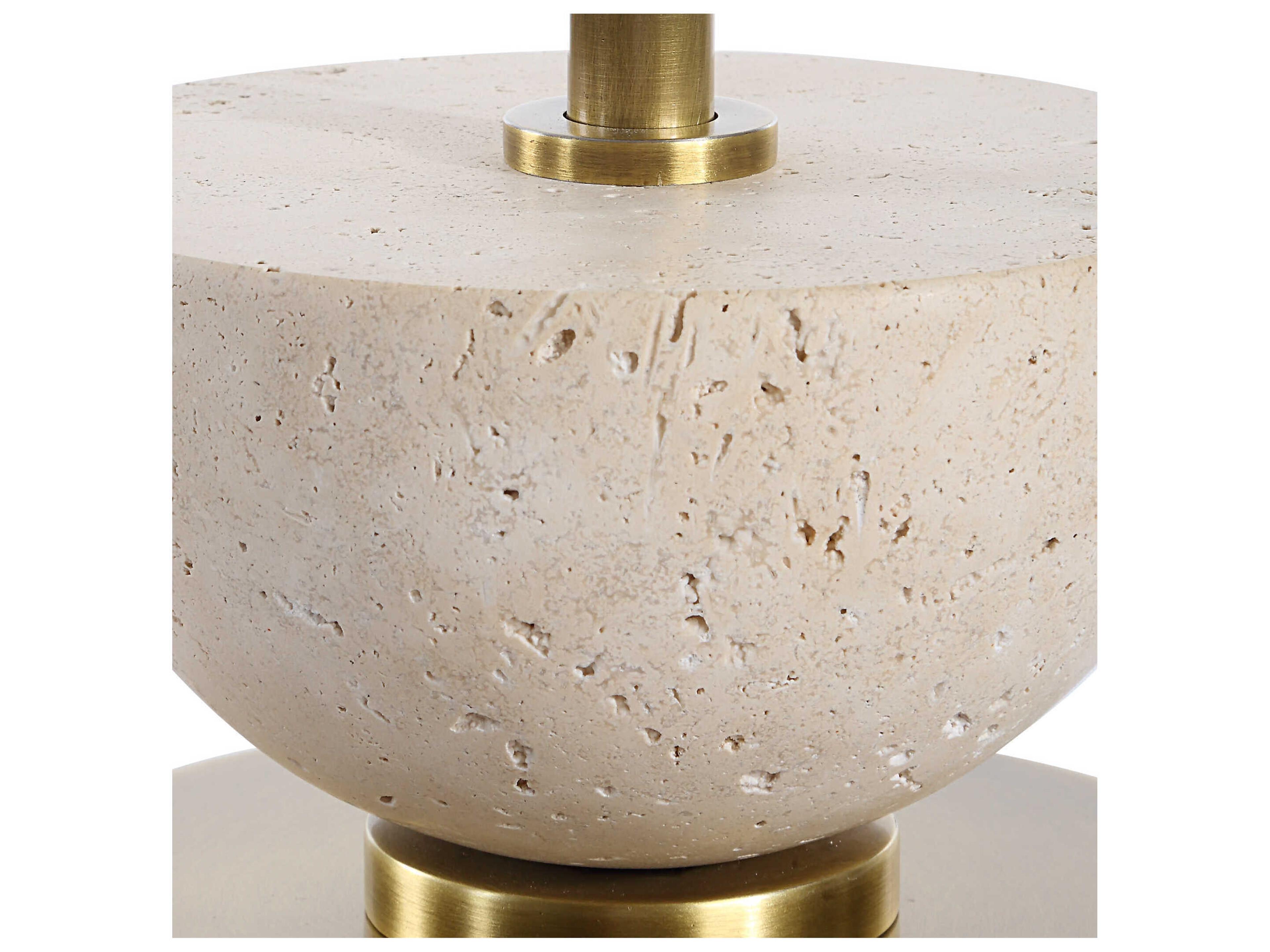 Uttermost Hemisphere Brushed Brass Buffet Lamp