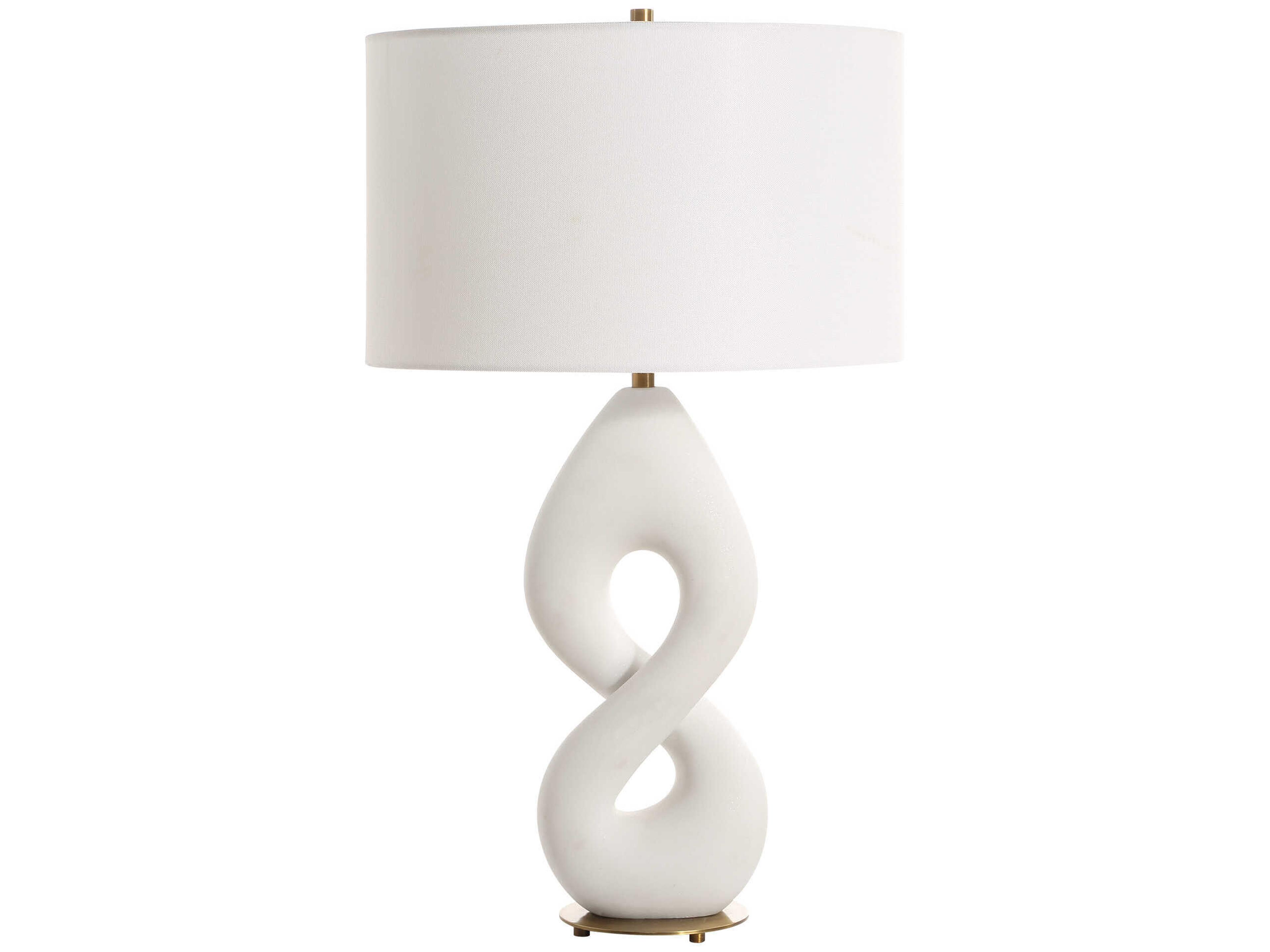 Meridian Ivory White Buffet Lamp