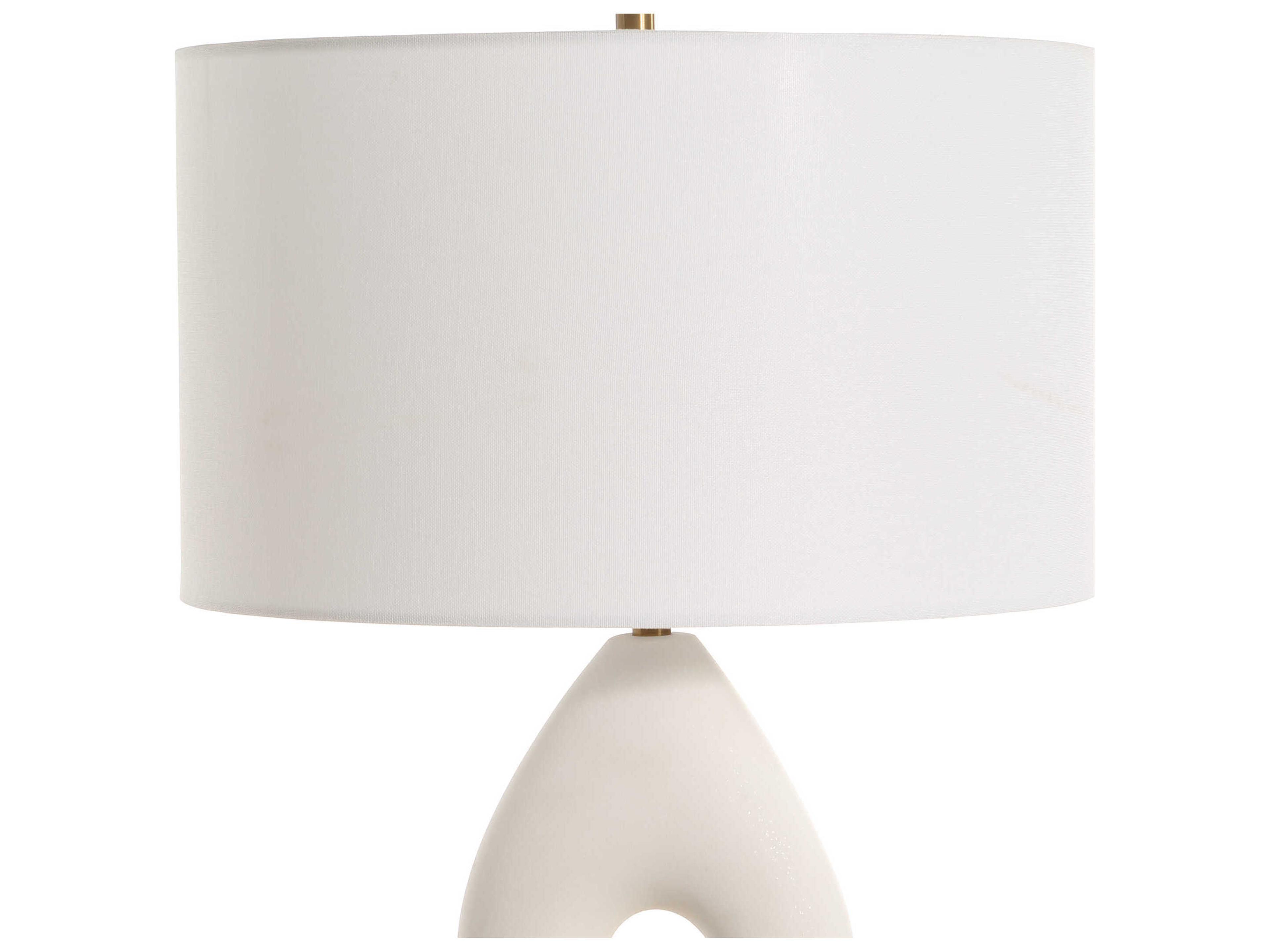 Uttermost Meridian Ivory White Buffet Lamp