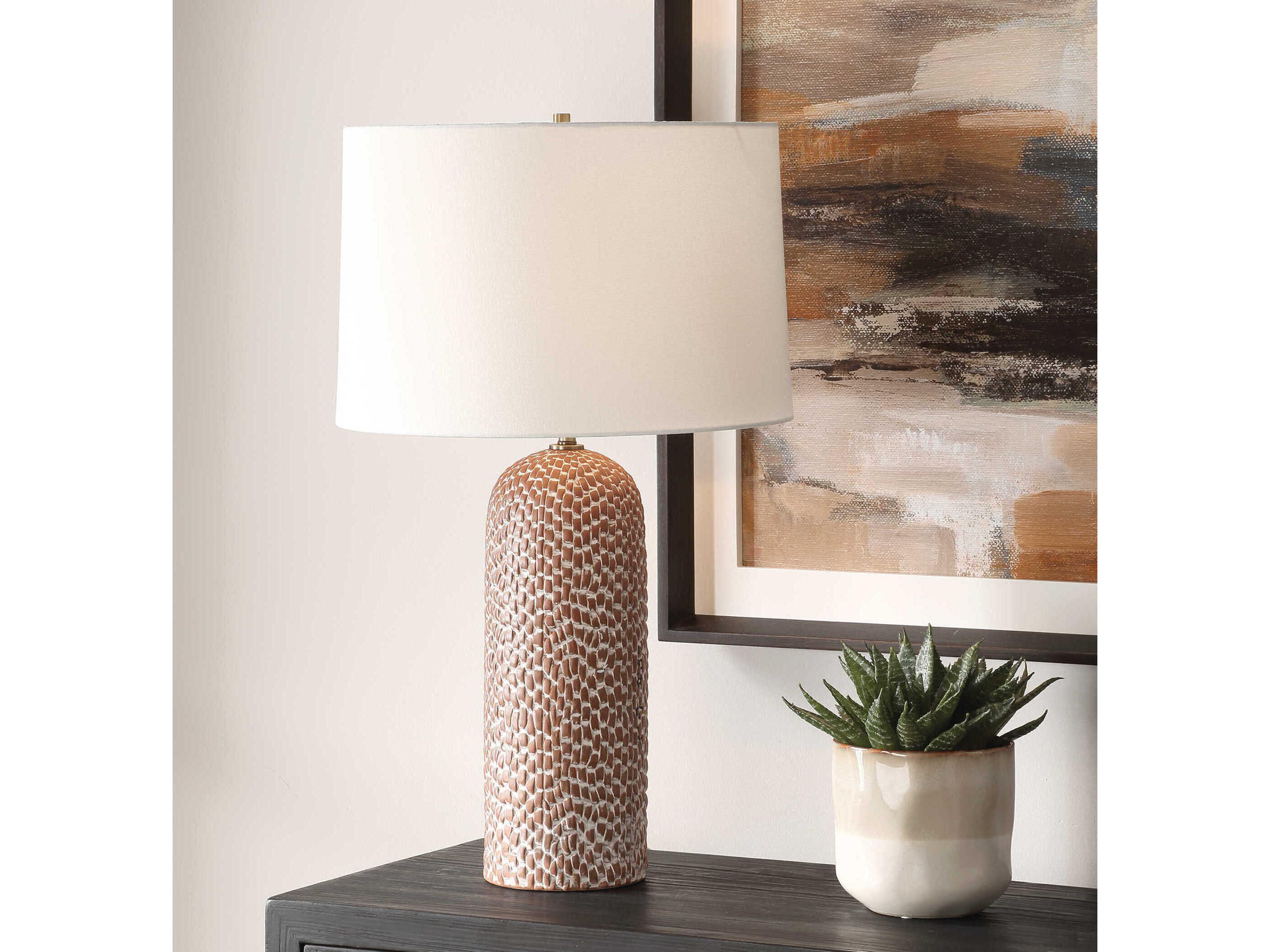 Uttermost Maclura Warm Brown Buffet Lamp