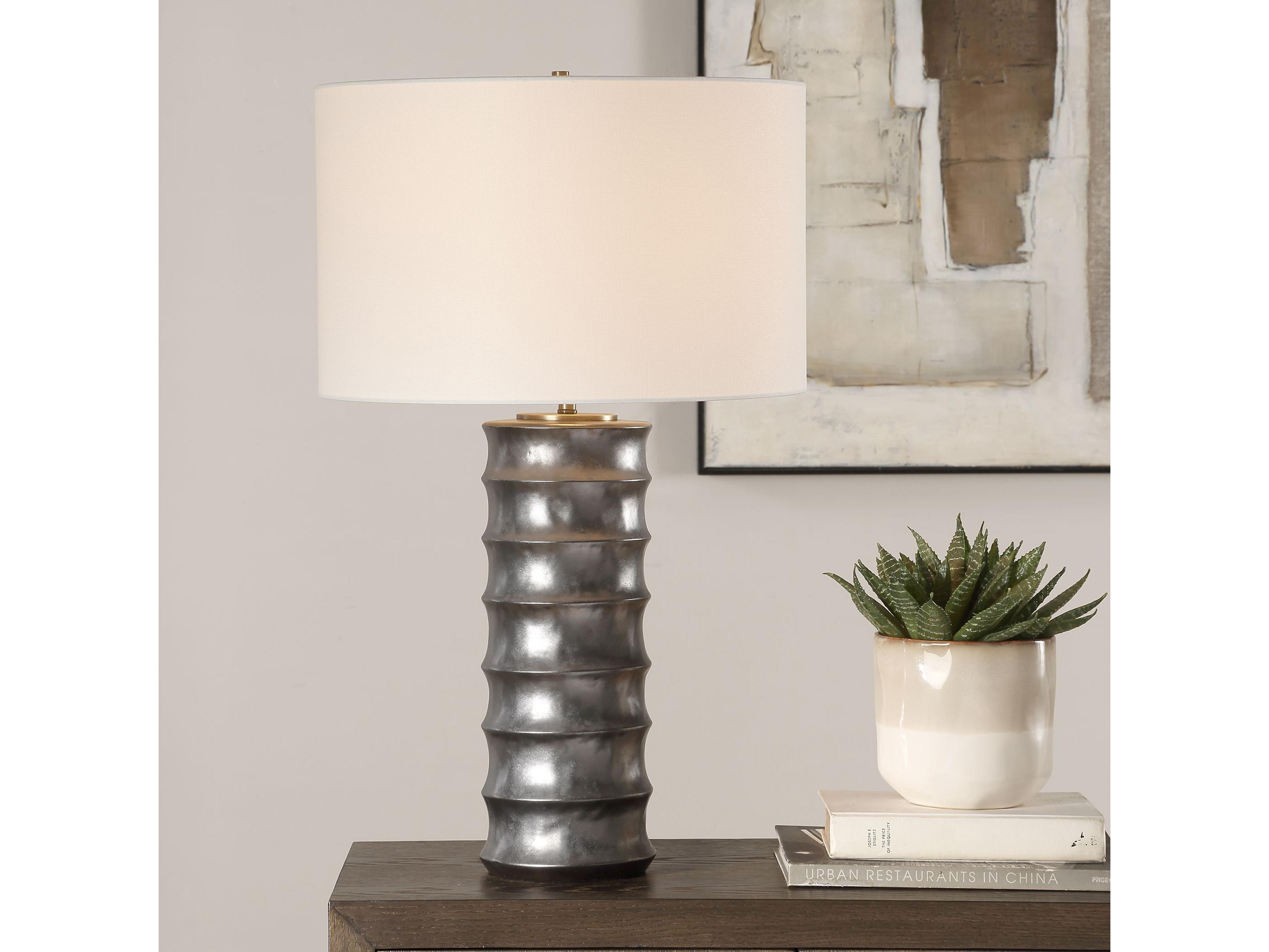 Uttermost Corvair Metallic Dark Bronze Buffet Lamp