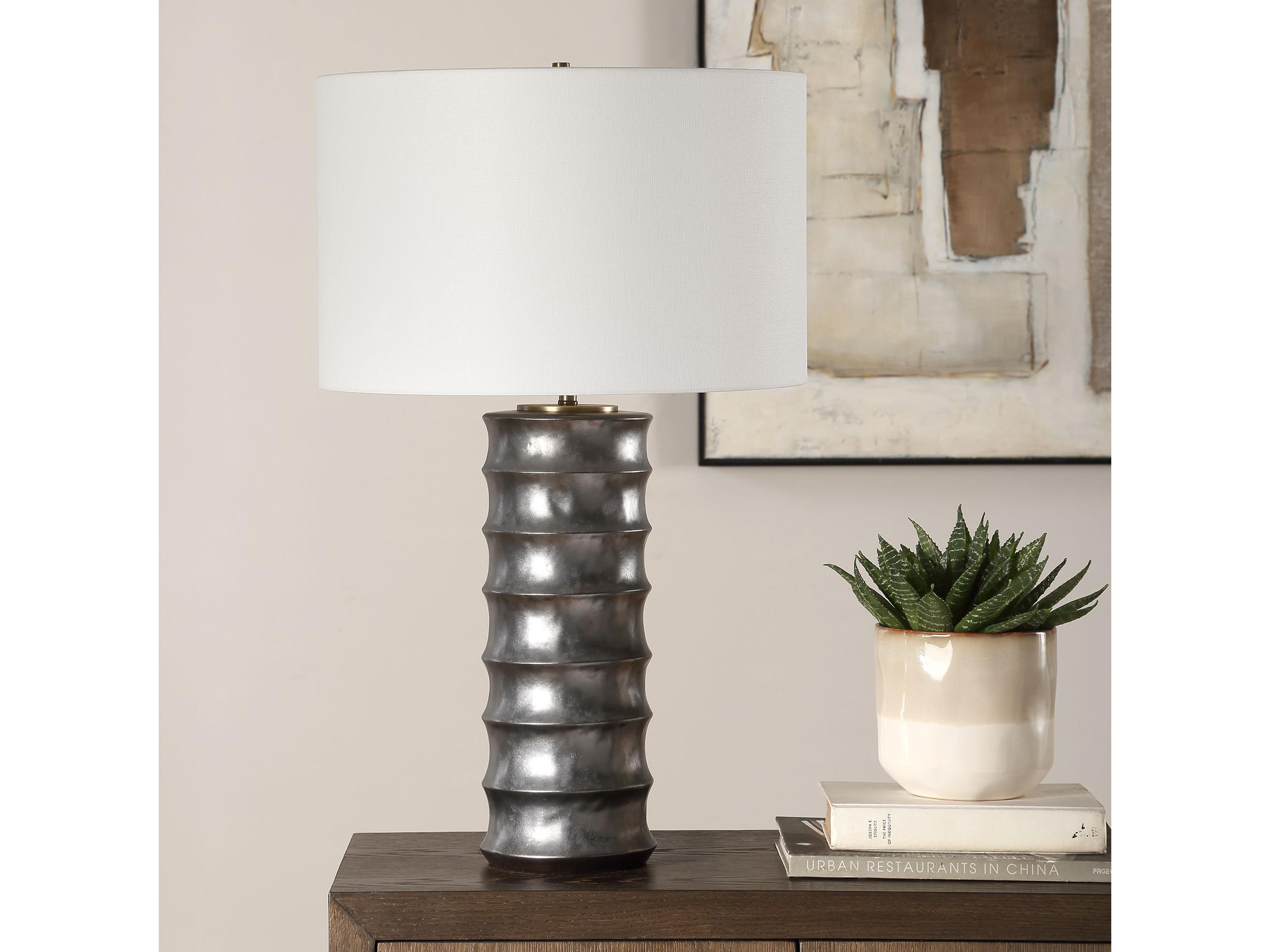 Uttermost Corvair Metallic Dark Bronze Buffet Lamp