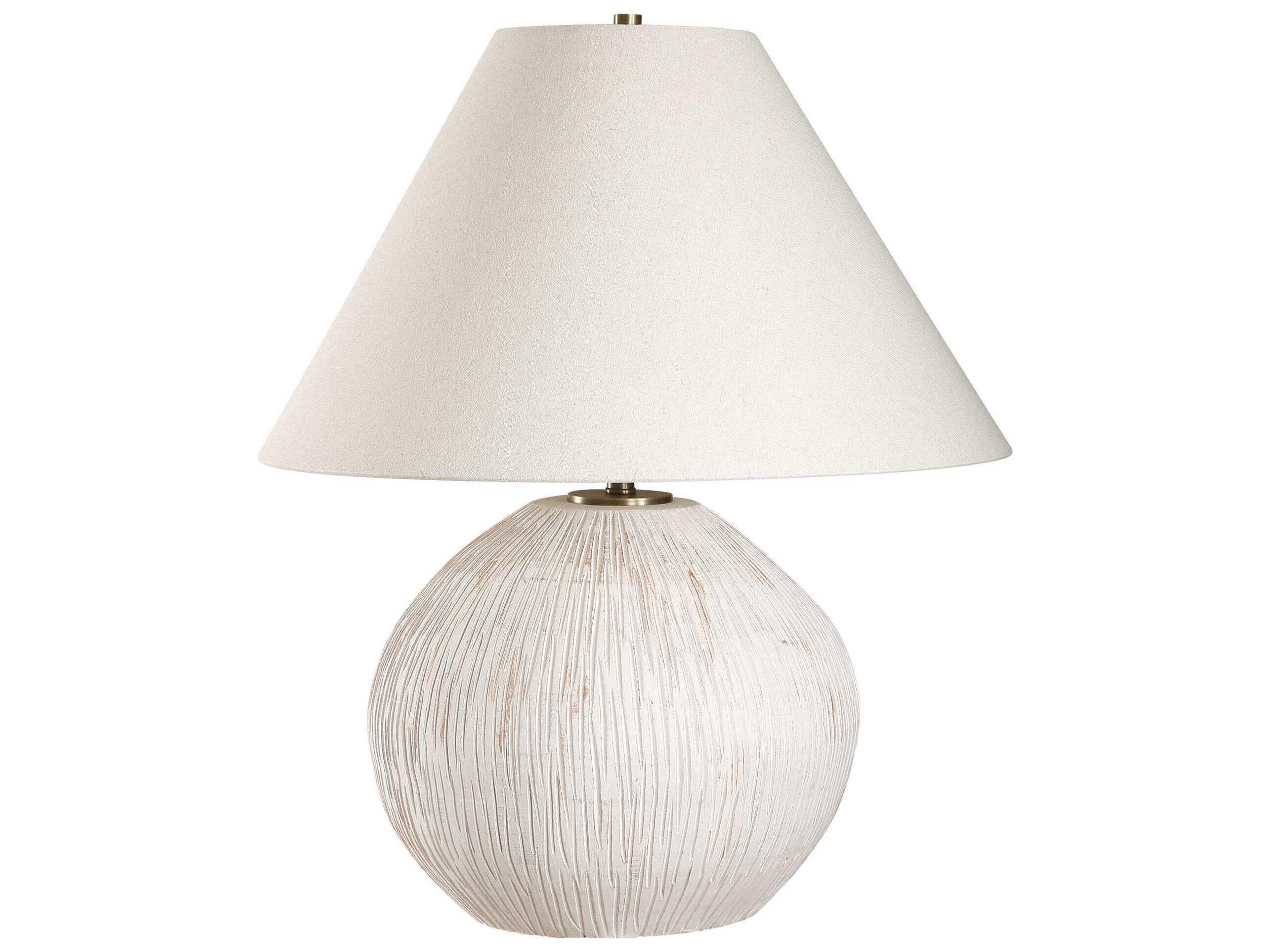 Meryl Aged White Buffet Lamp