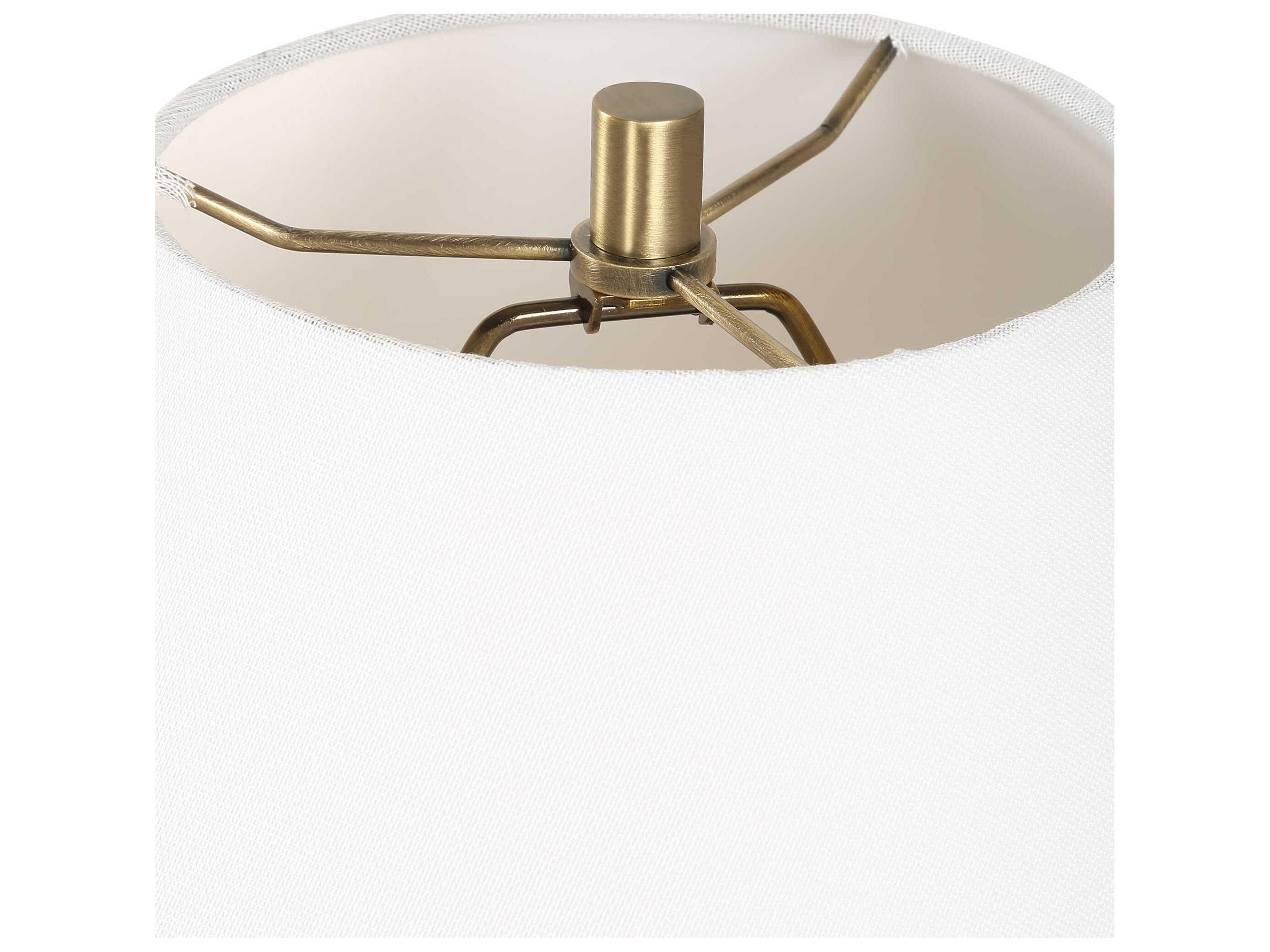 Uttermost Tramore Rustic Charcoal Black Buffet Lamp