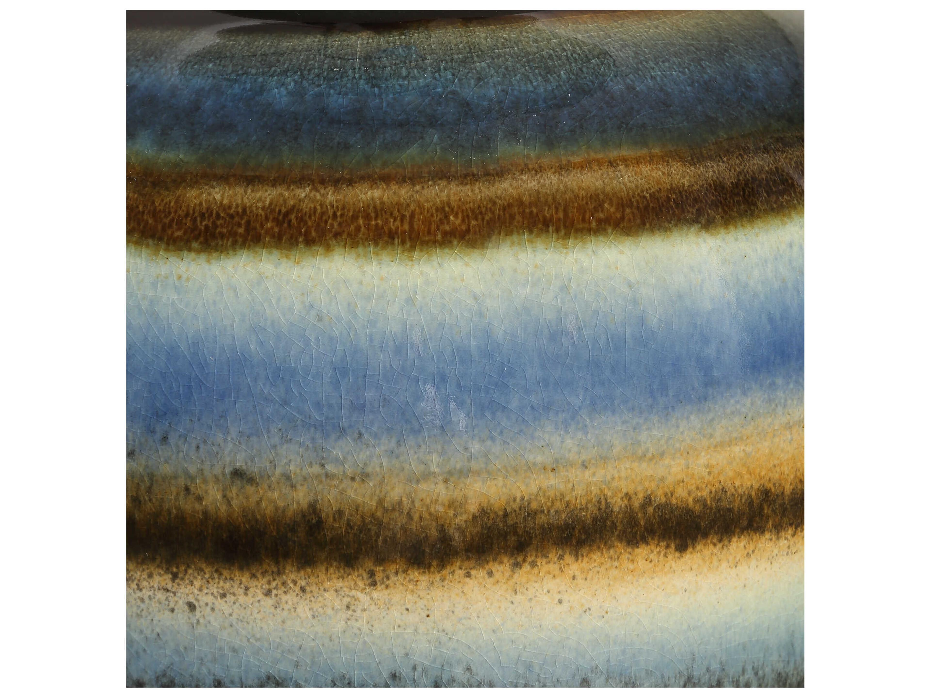 Uttermost Judarn Blue Rust Brown Buffet Lamp