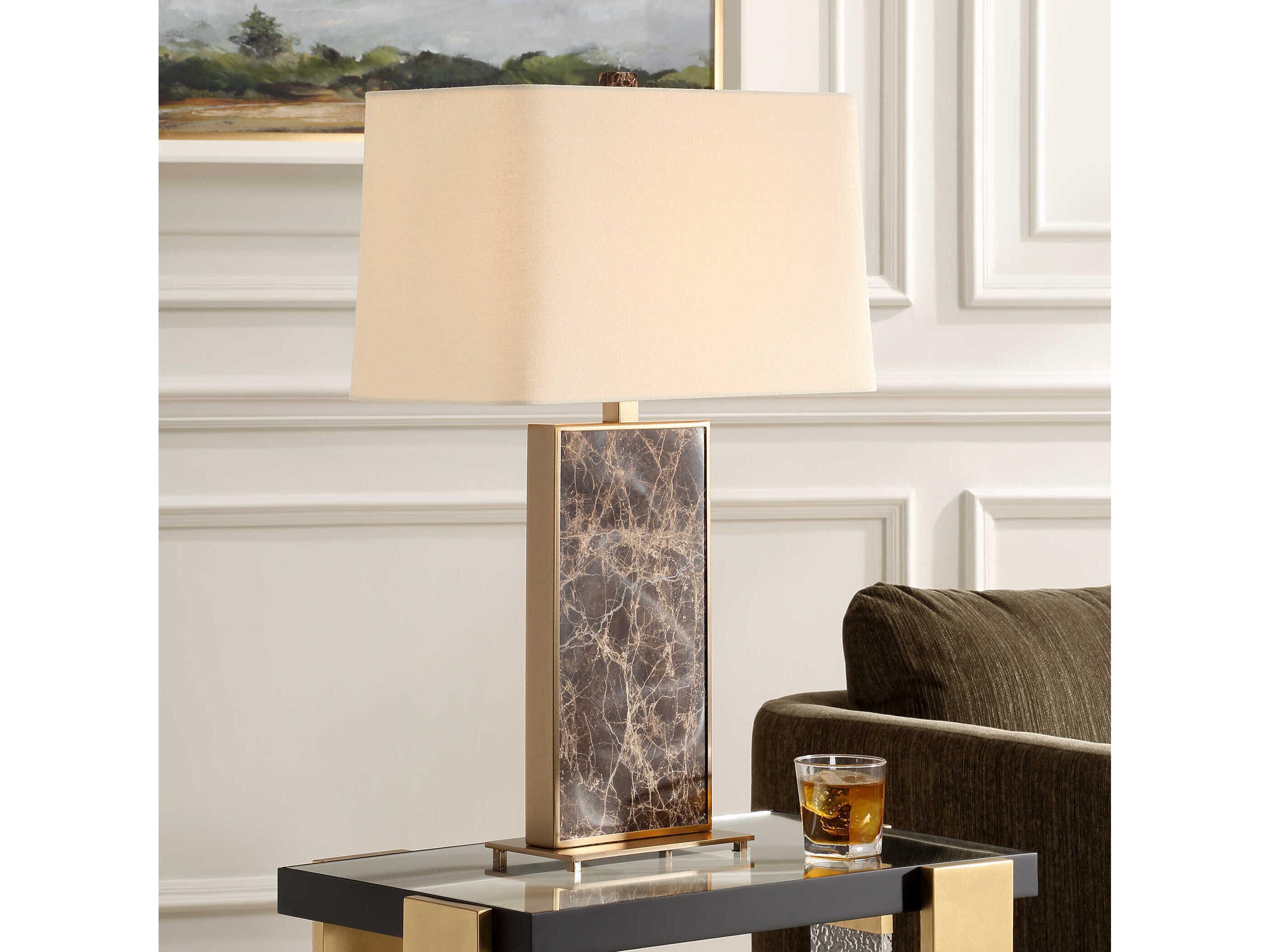 Uttermost Lafferty Dark Brown Buffet Lamp