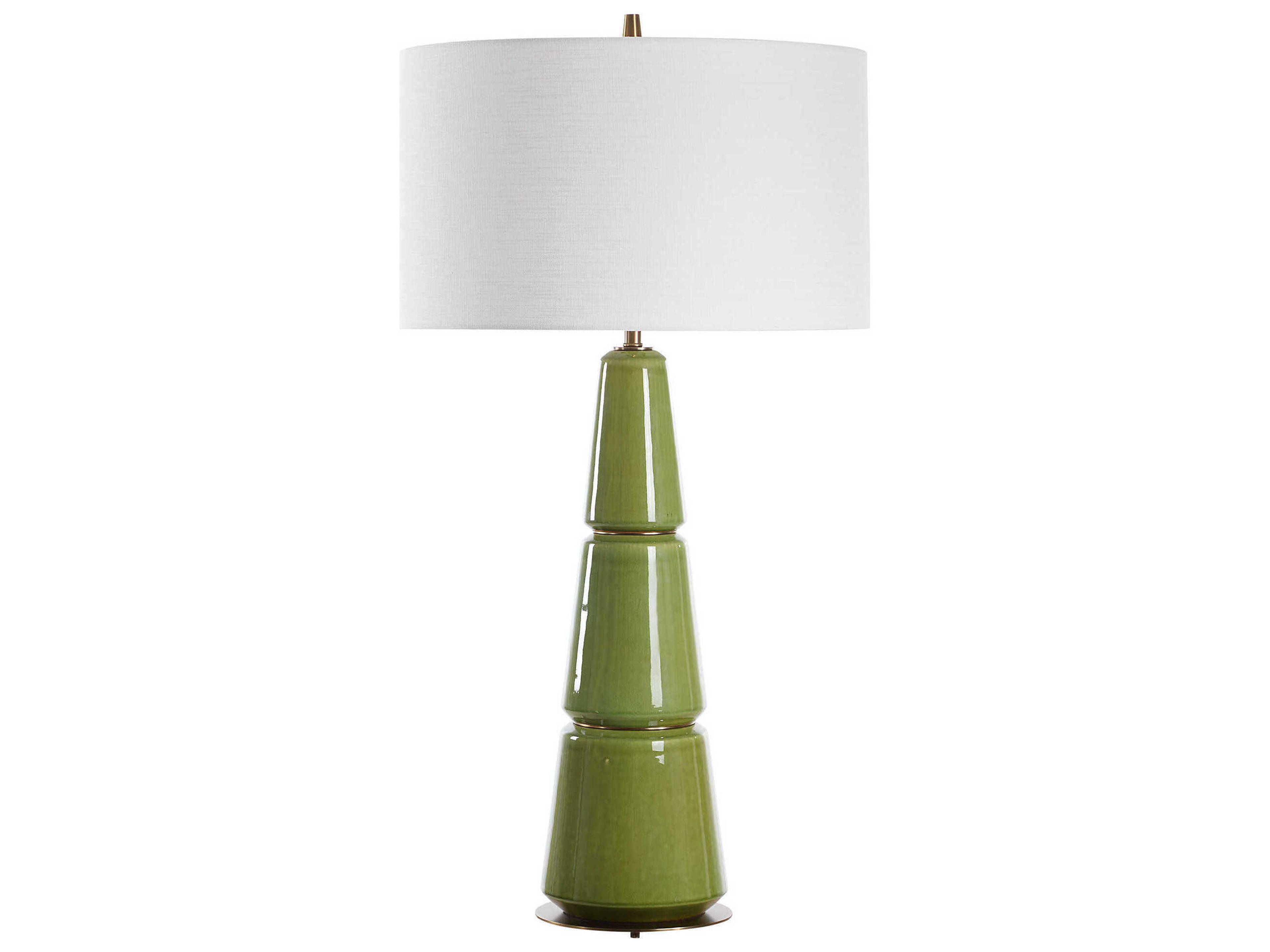 Uttermost Mendell Moss Green Buffet Lamp