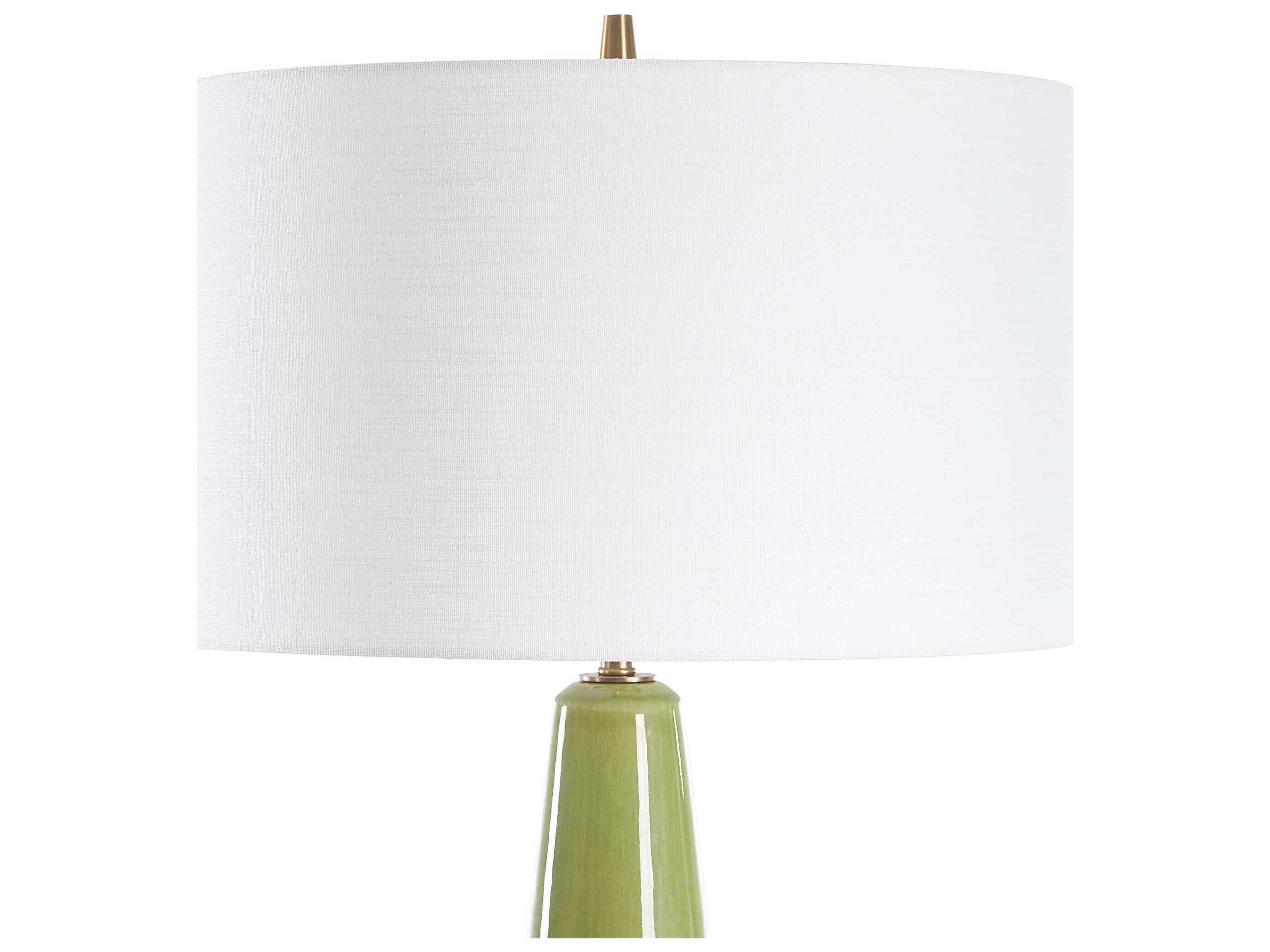 Uttermost Mendell Moss Green Buffet Lamp