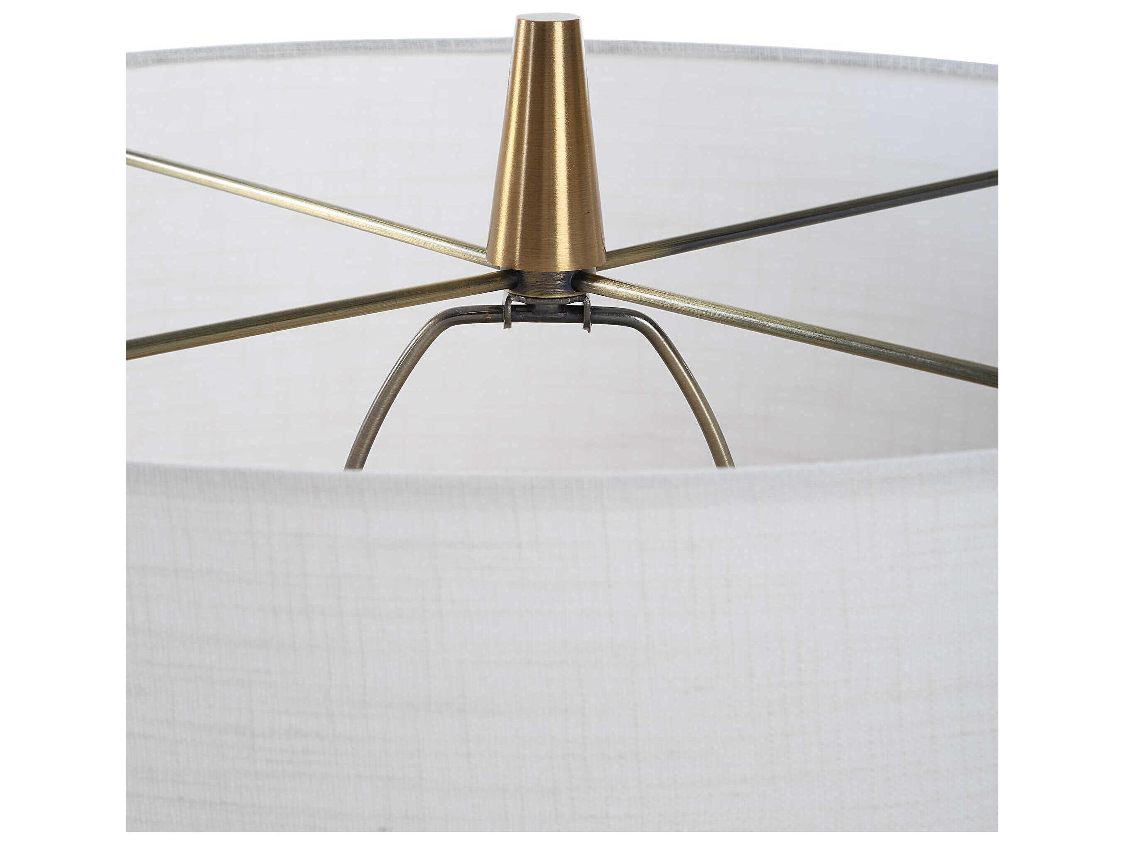 Uttermost Mendell Moss Green Buffet Lamp