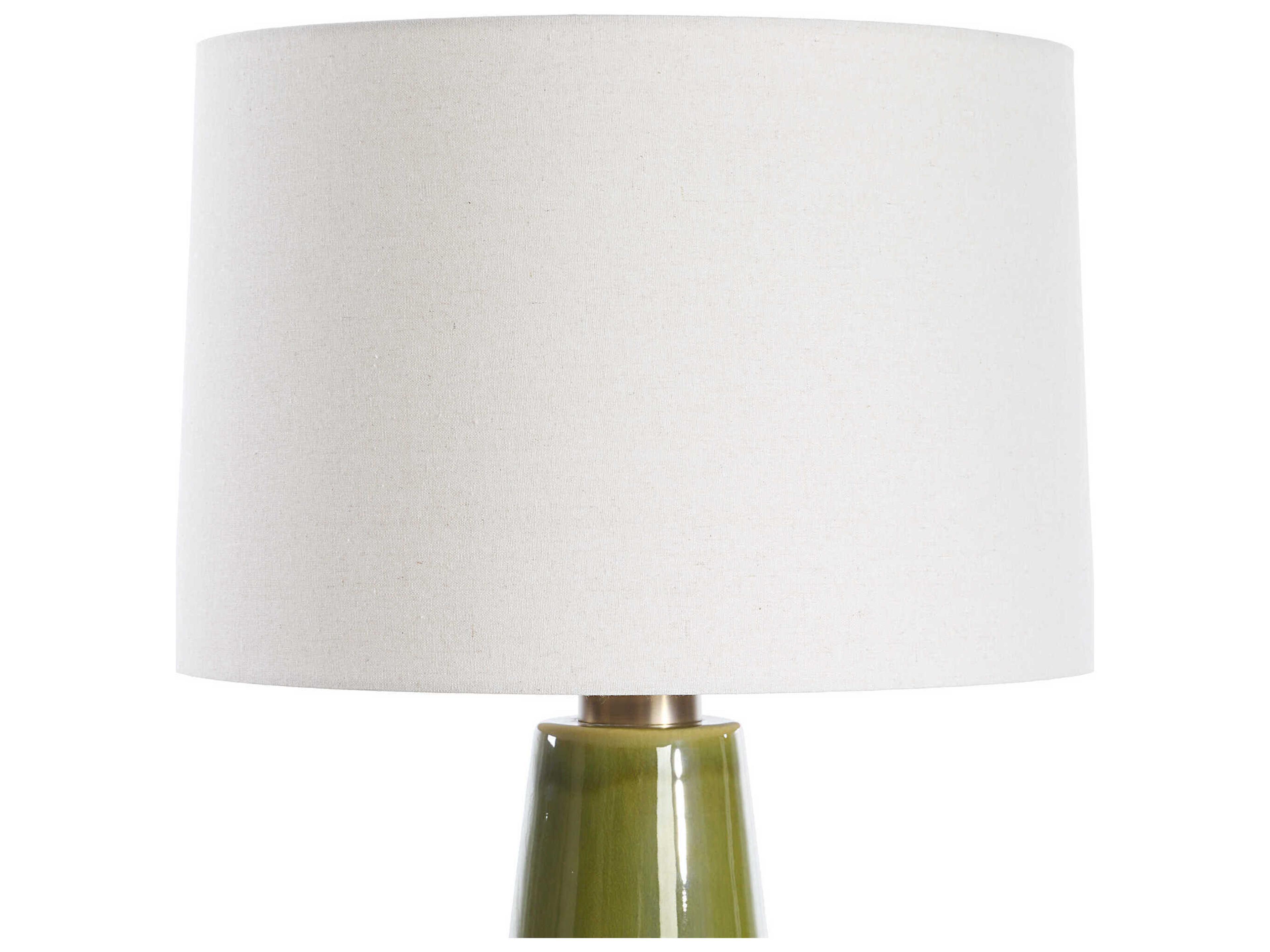 Uttermost Kelley Crackled Moss Green Buffet Lamp