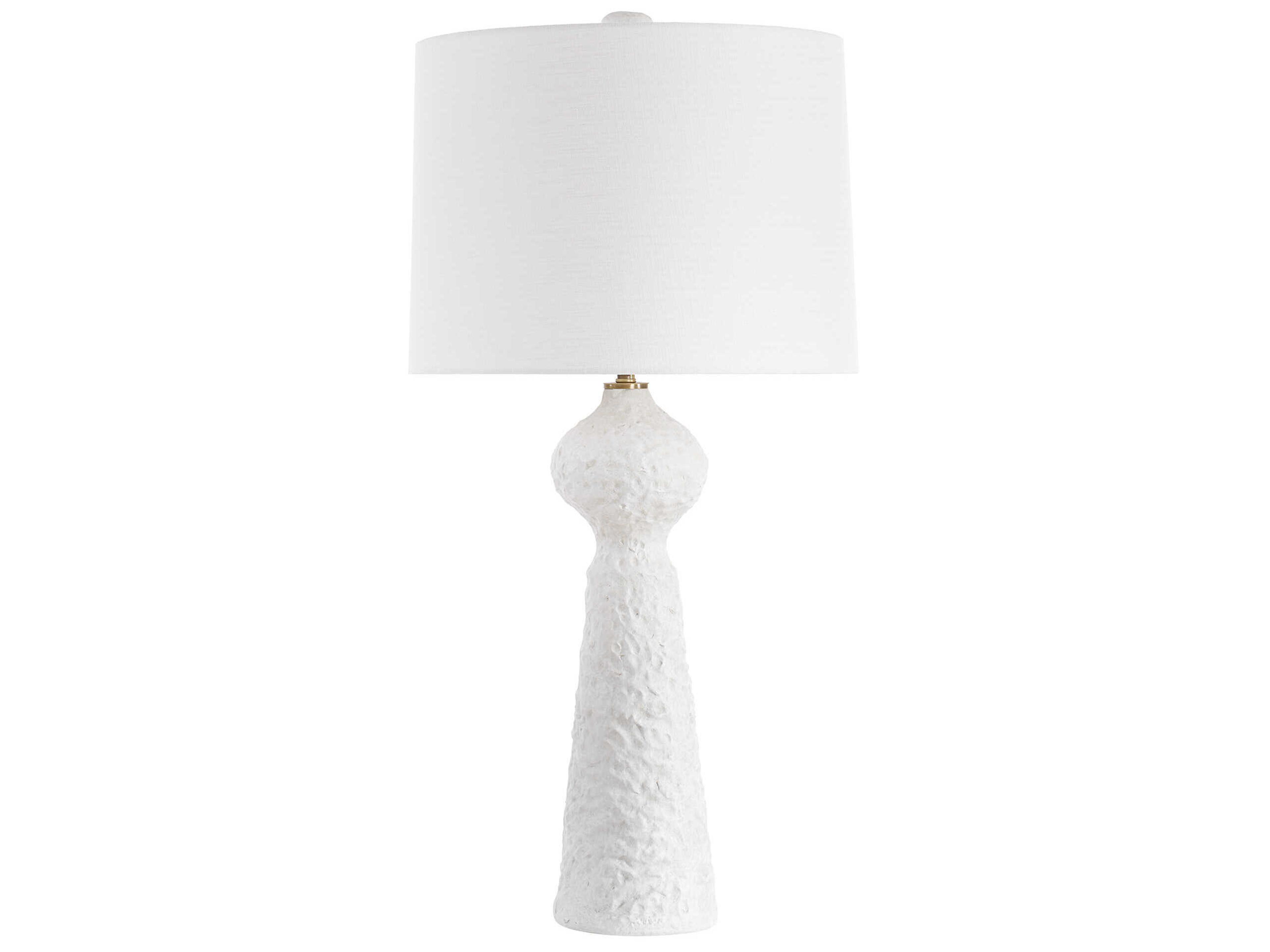 Sonata Stone Ivory White Buffet Lamp
