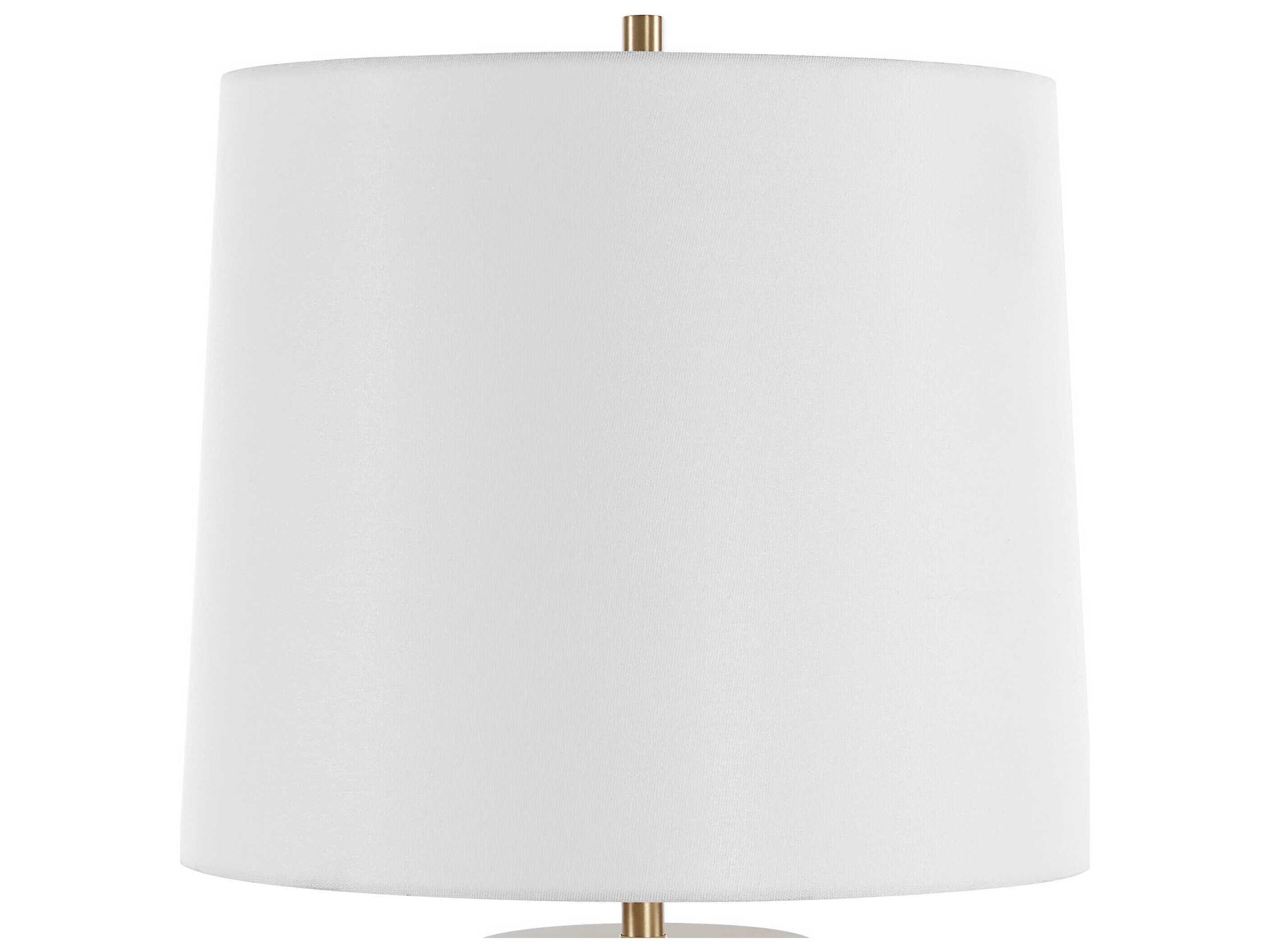 Uttermost Trentino Frosted Black Buffet Lamp