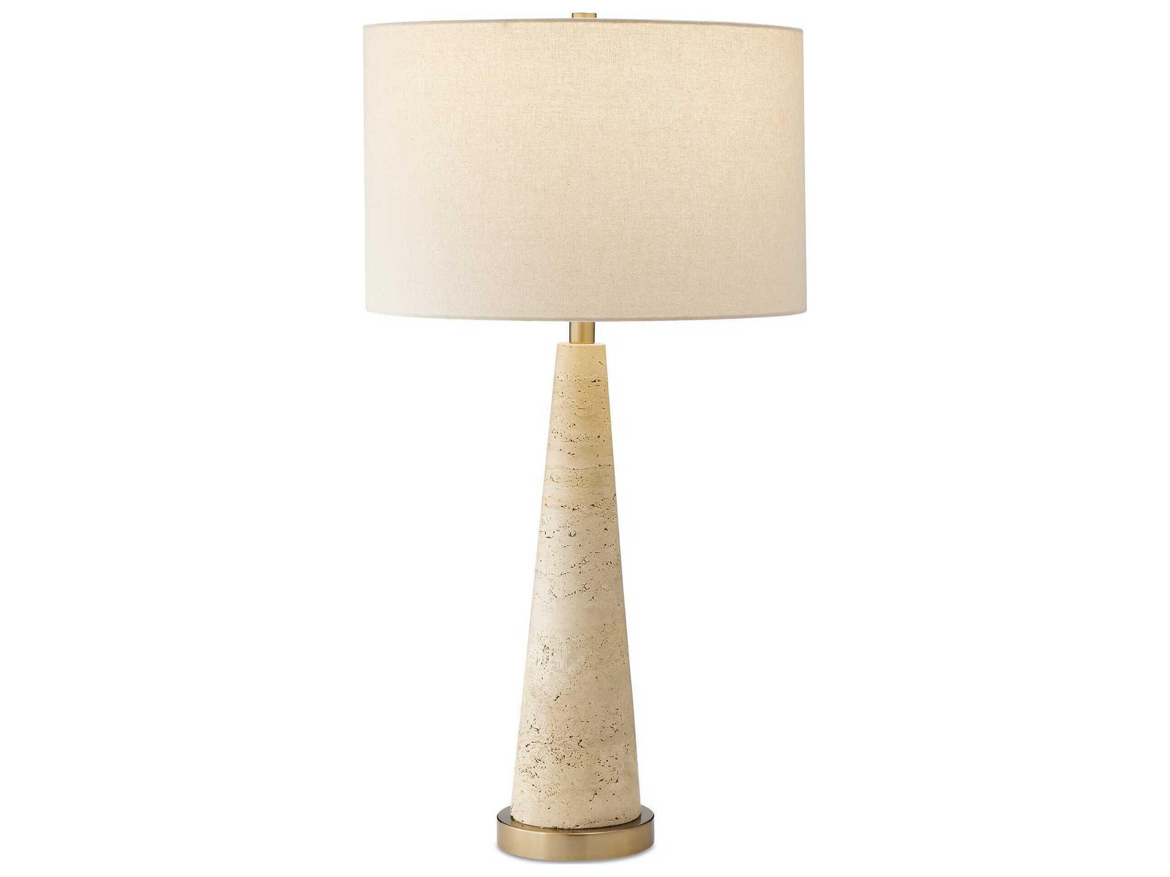 Perkins Beige Brown Buffet Lamp