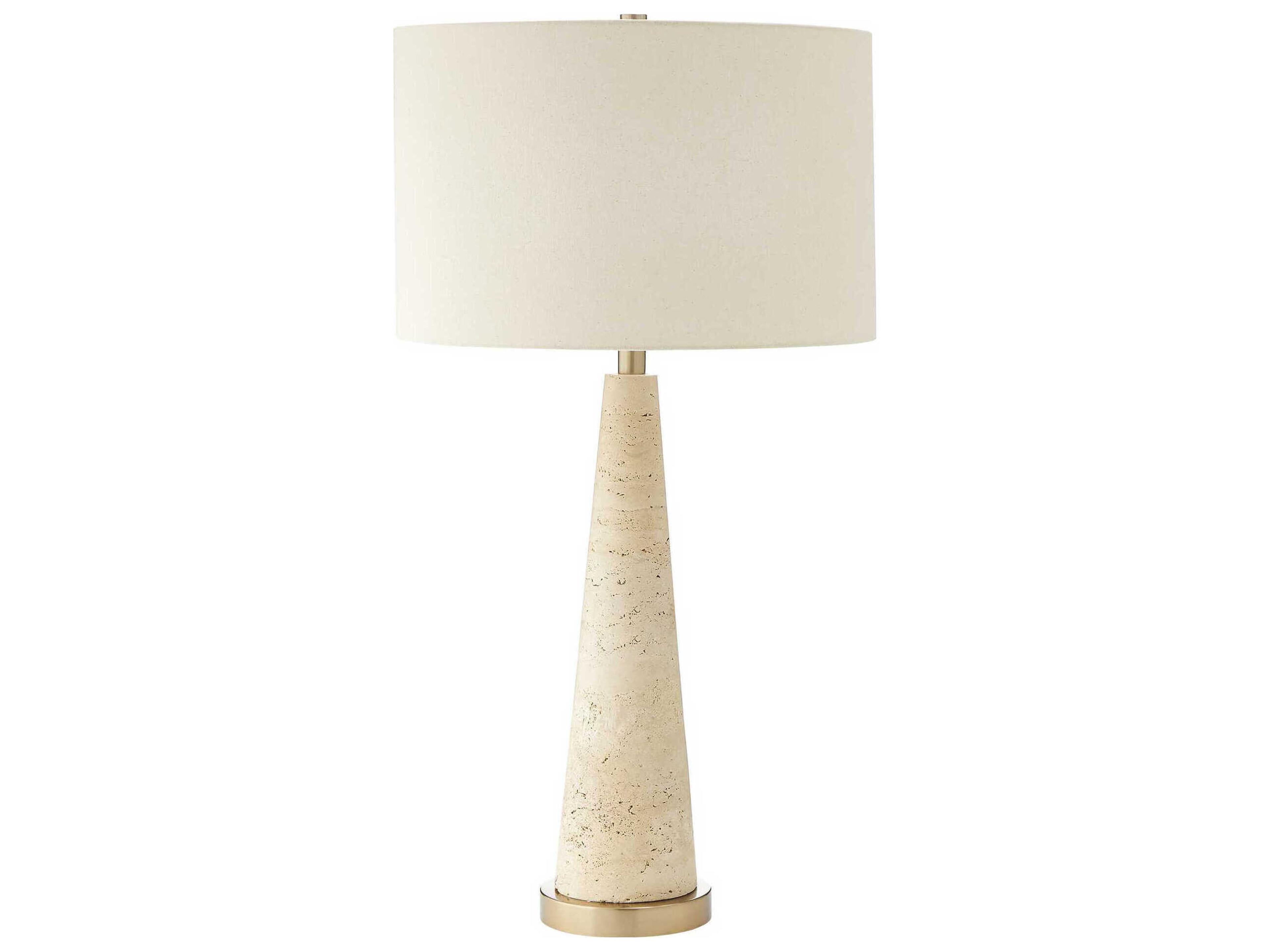 Uttermost Perkins Beige Brown Buffet Lamp