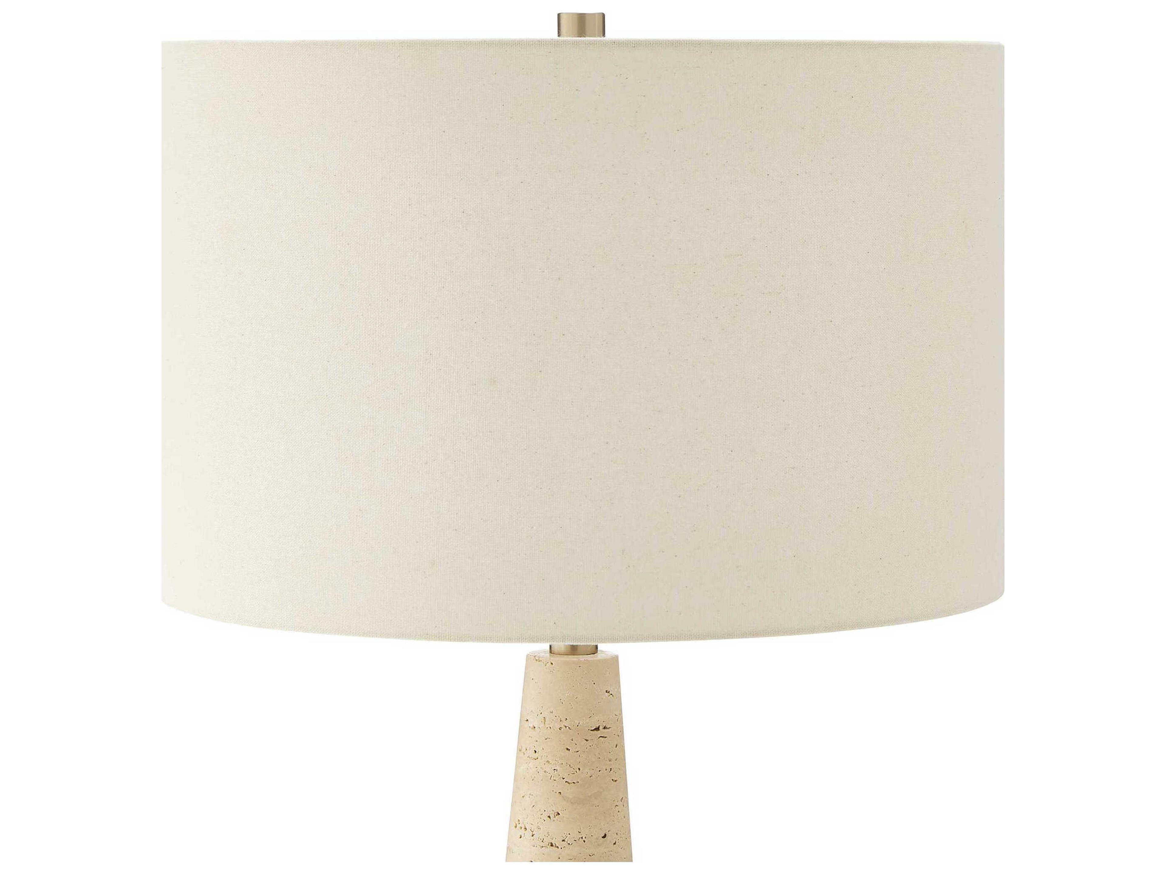 Uttermost Perkins Beige Brown Buffet Lamp