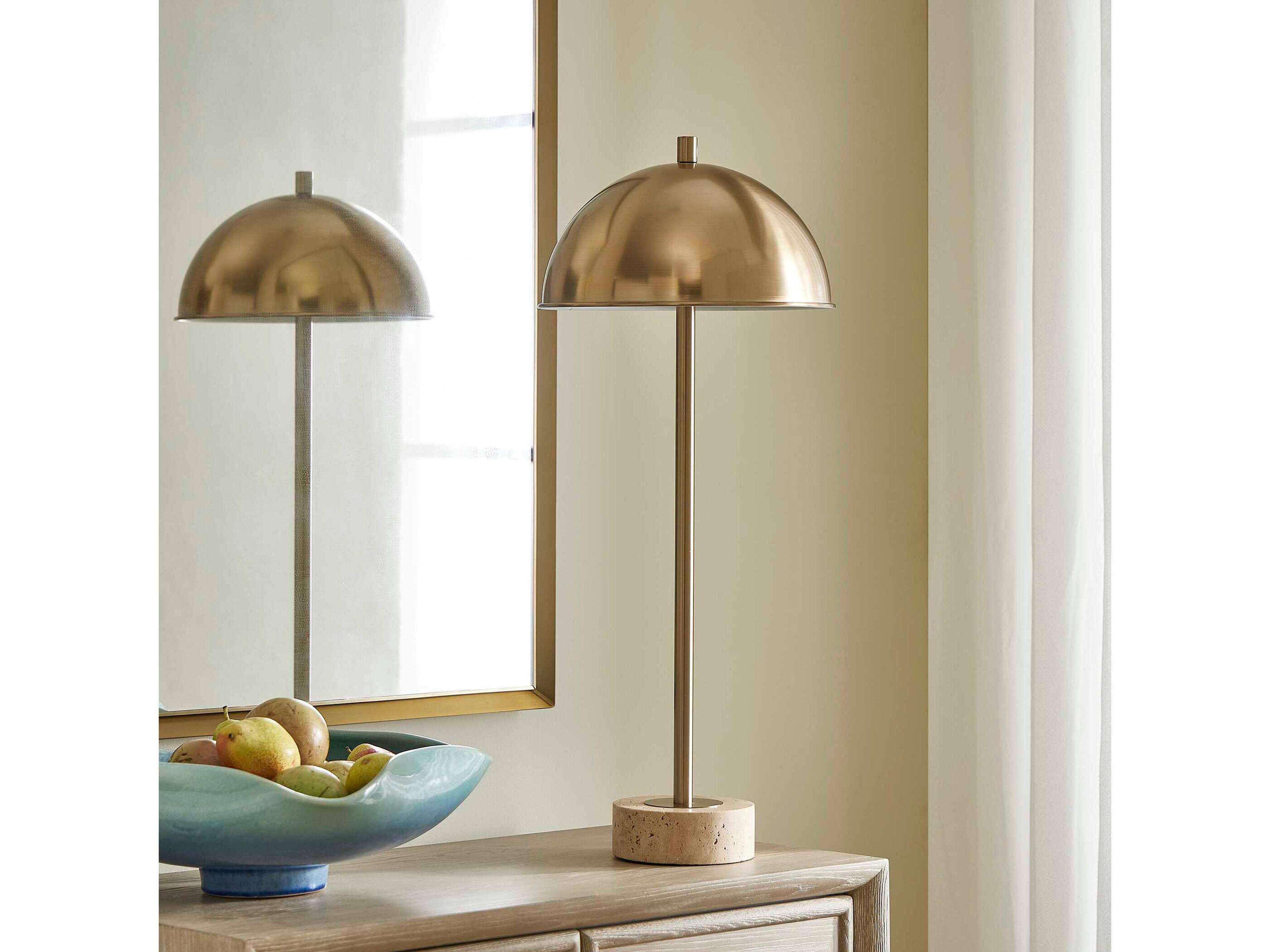 Uttermost Dunham Brass Buffet Lamp
