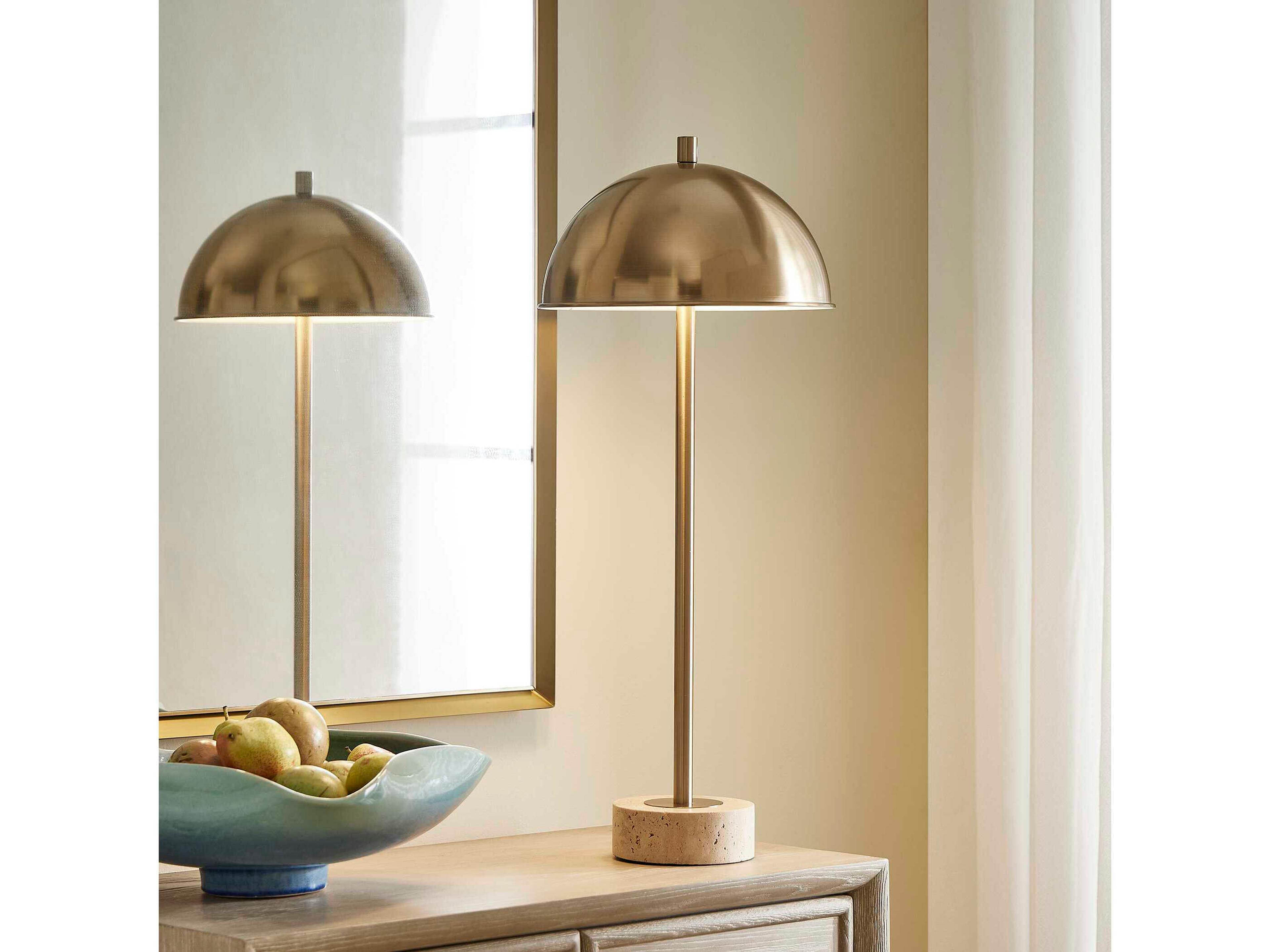 Uttermost Dunham Brass Buffet Lamp