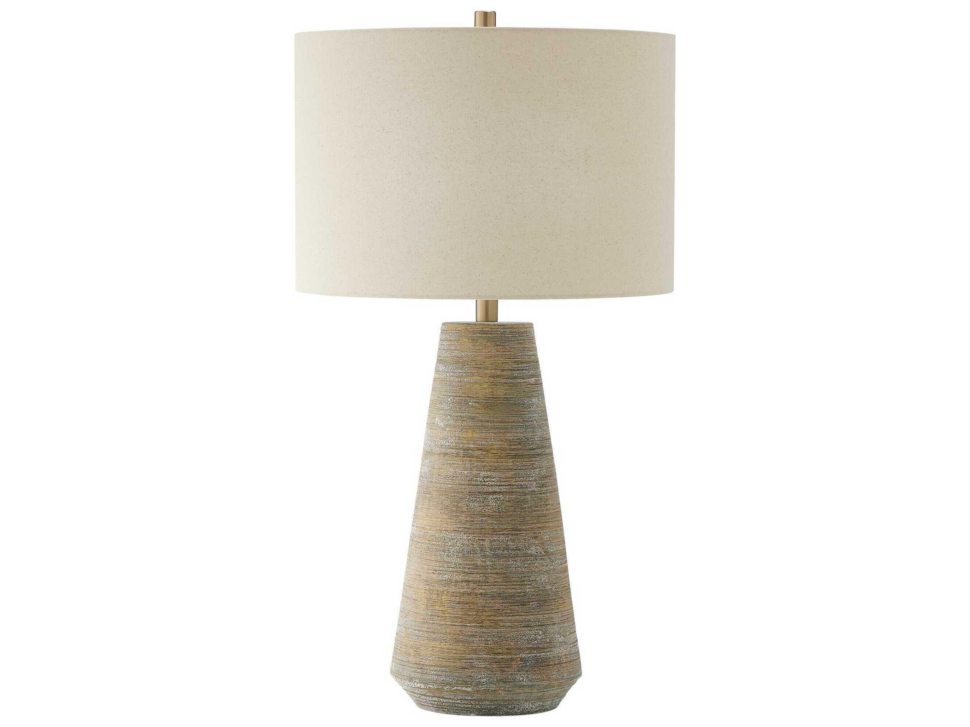 Uttermost Mosier Beige Gray Brown Buffet Lamp