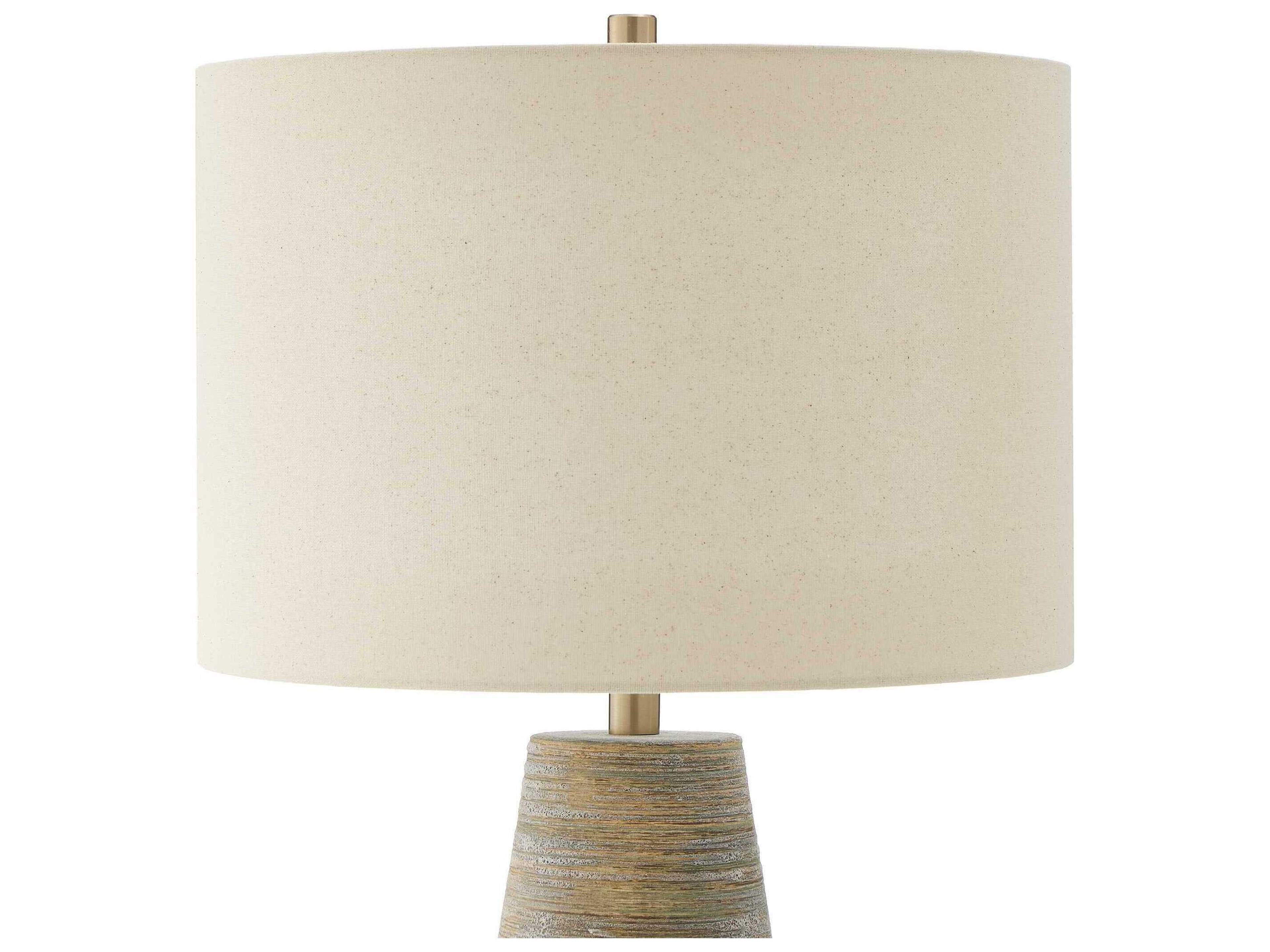 Uttermost Mosier Beige Gray Brown Buffet Lamp