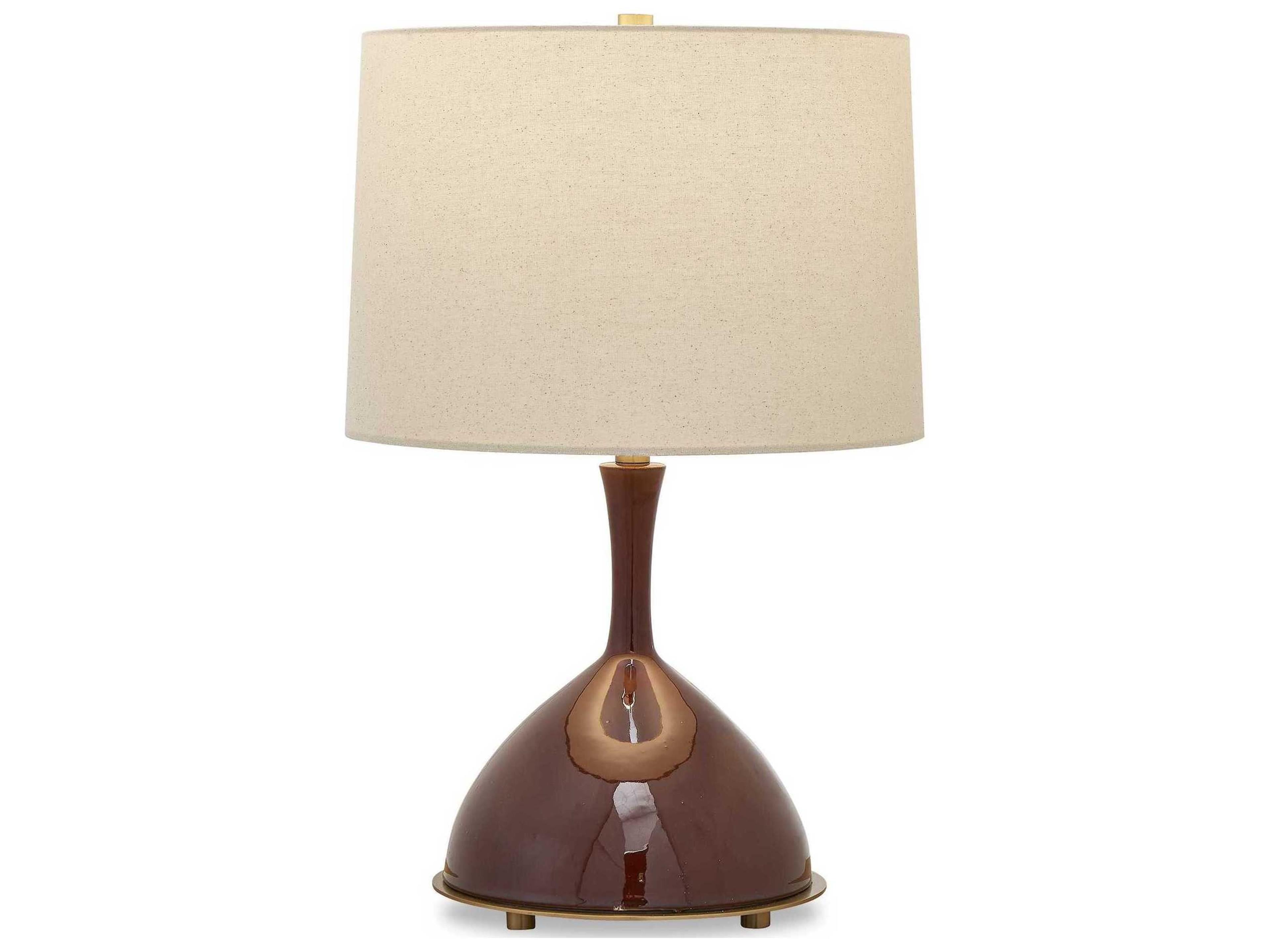 Colette Burgundy Red Table Lamp