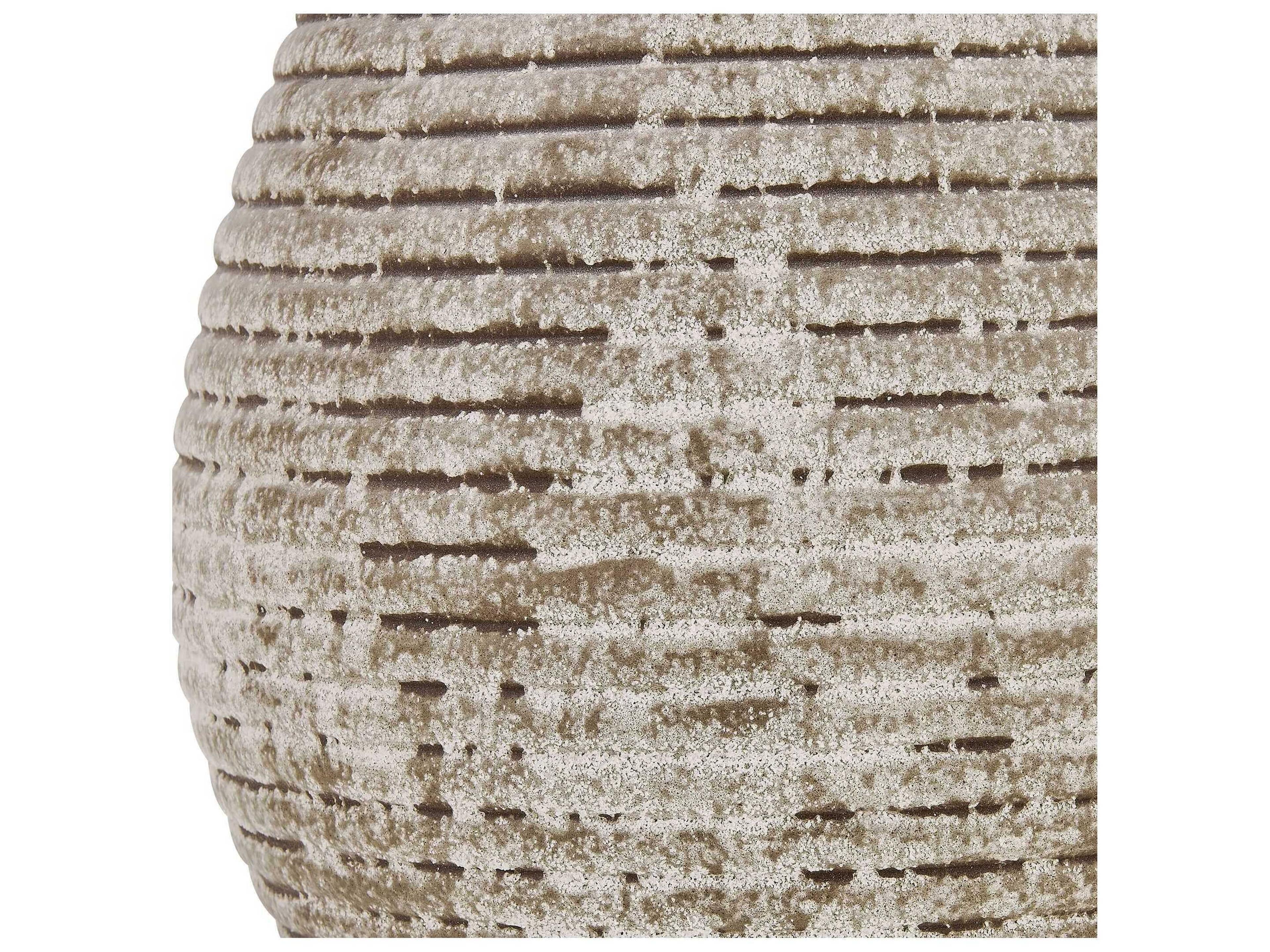 Uttermost Dorothea Aged Stone Gray Drum With Liner Buffet Lamp