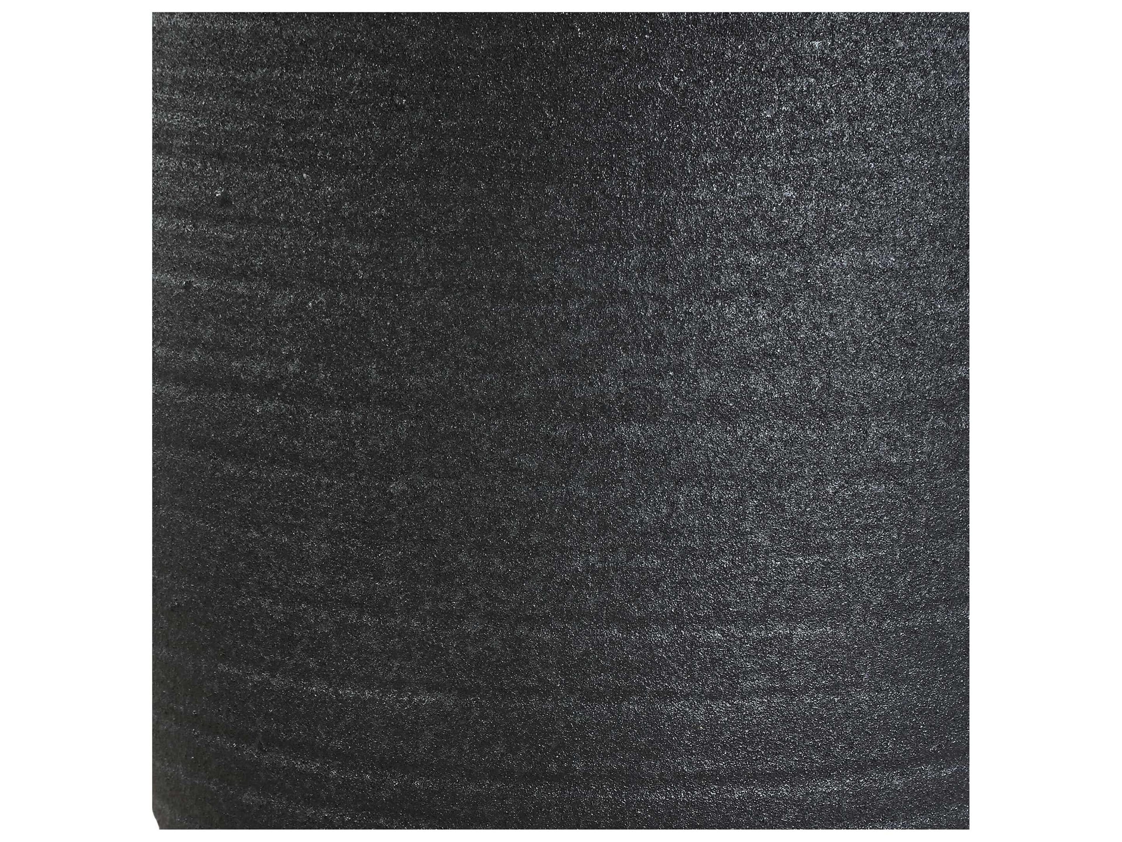 Uttermost Bower Matte Black Round Hardback Buffet Lamp