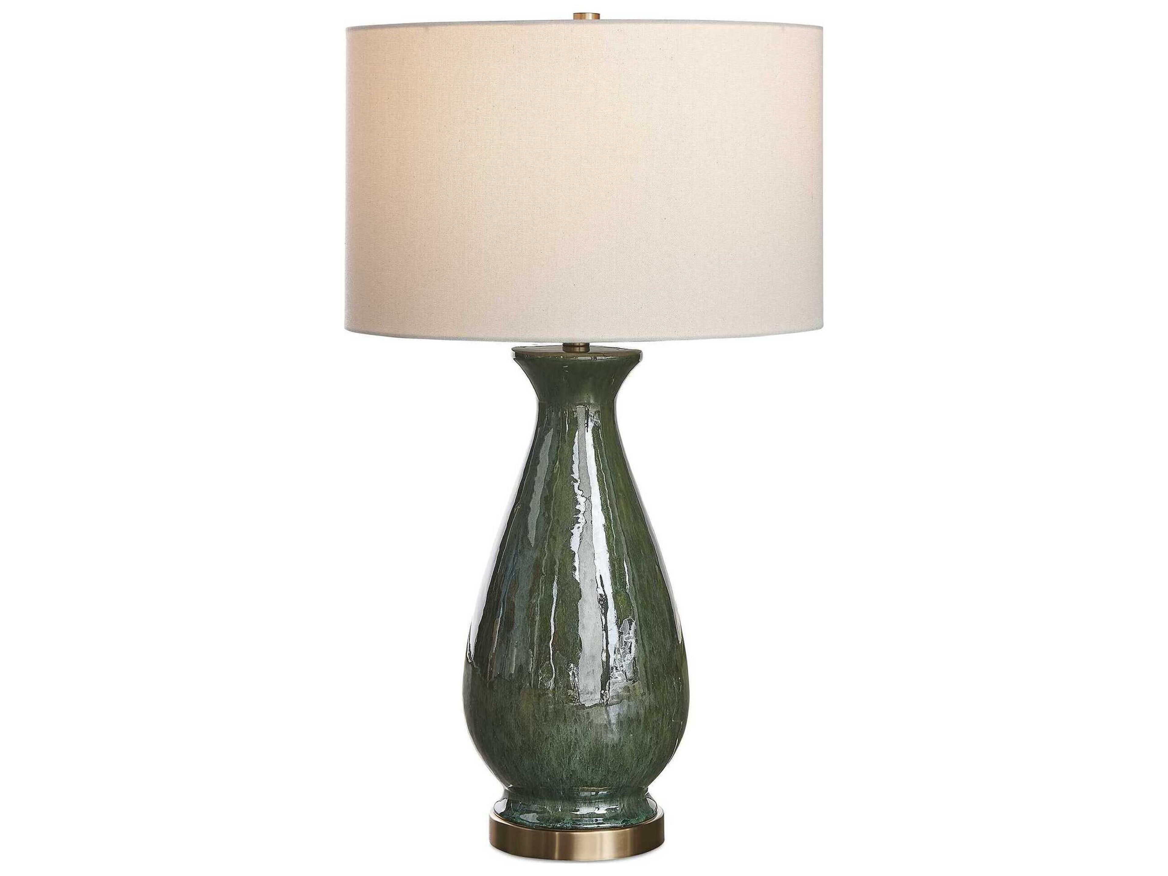 Colestin Green Buffet Lamp