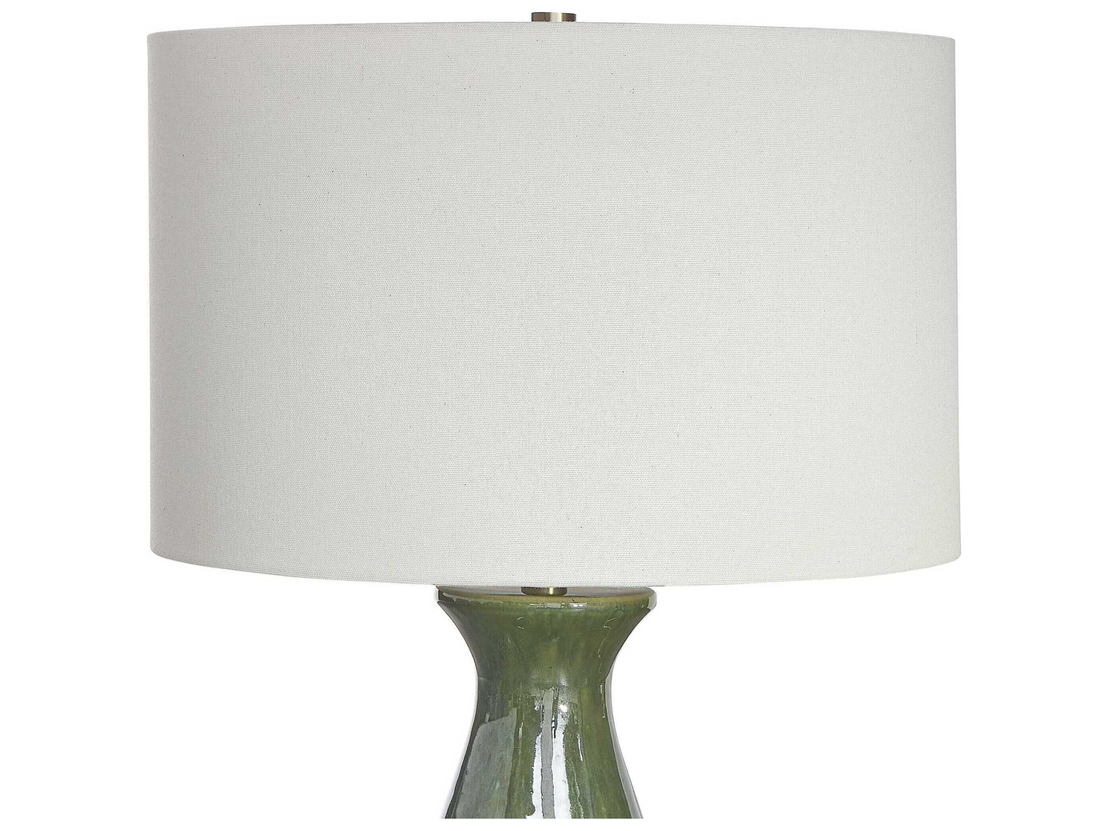 Uttermost Colestin Green Buffet Lamp