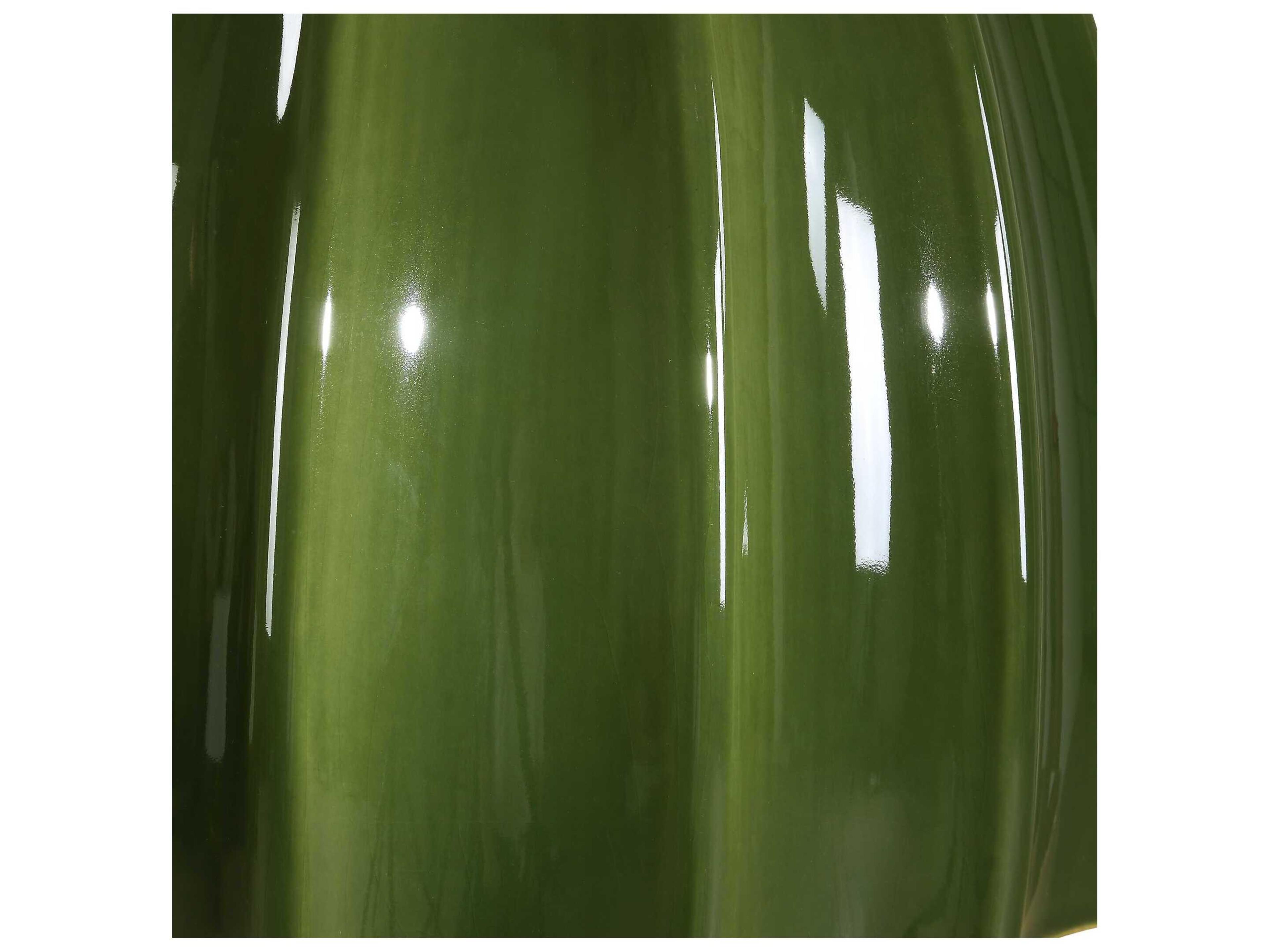 Uttermost Renna Moss Green Round Hardback Buffet Lamp