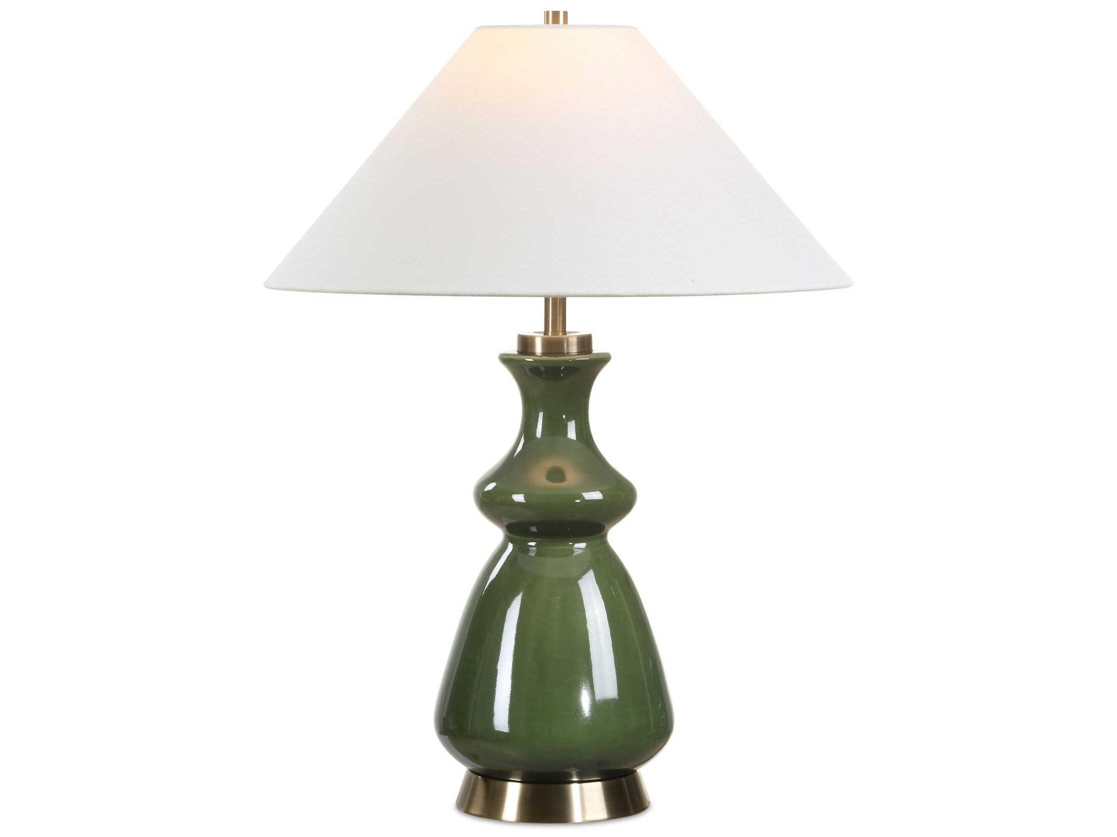 Green Thumb Round Hardback Buffet Lamp