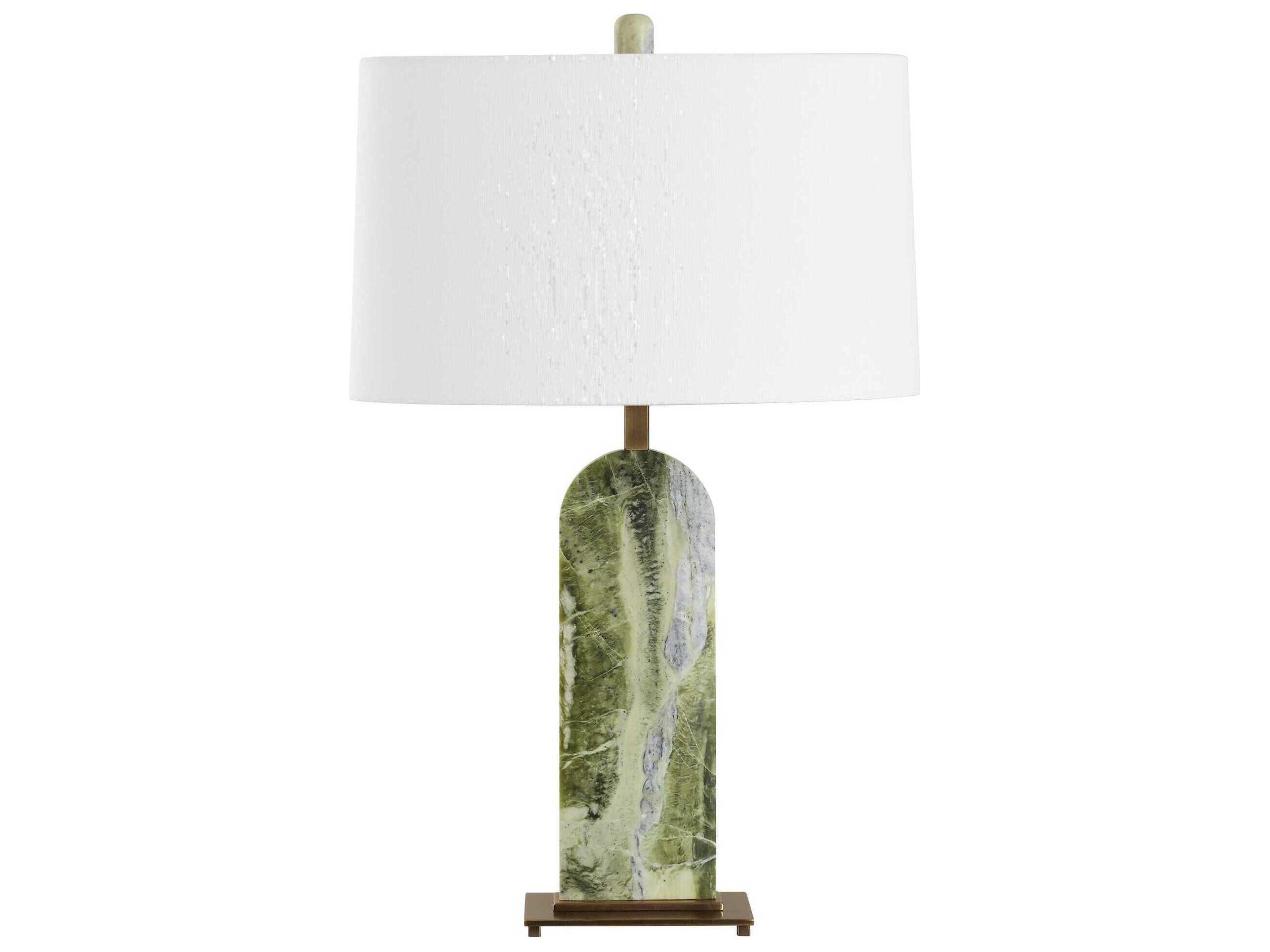Uttermost Moorea Green Oval Hardback Buffet Lamp