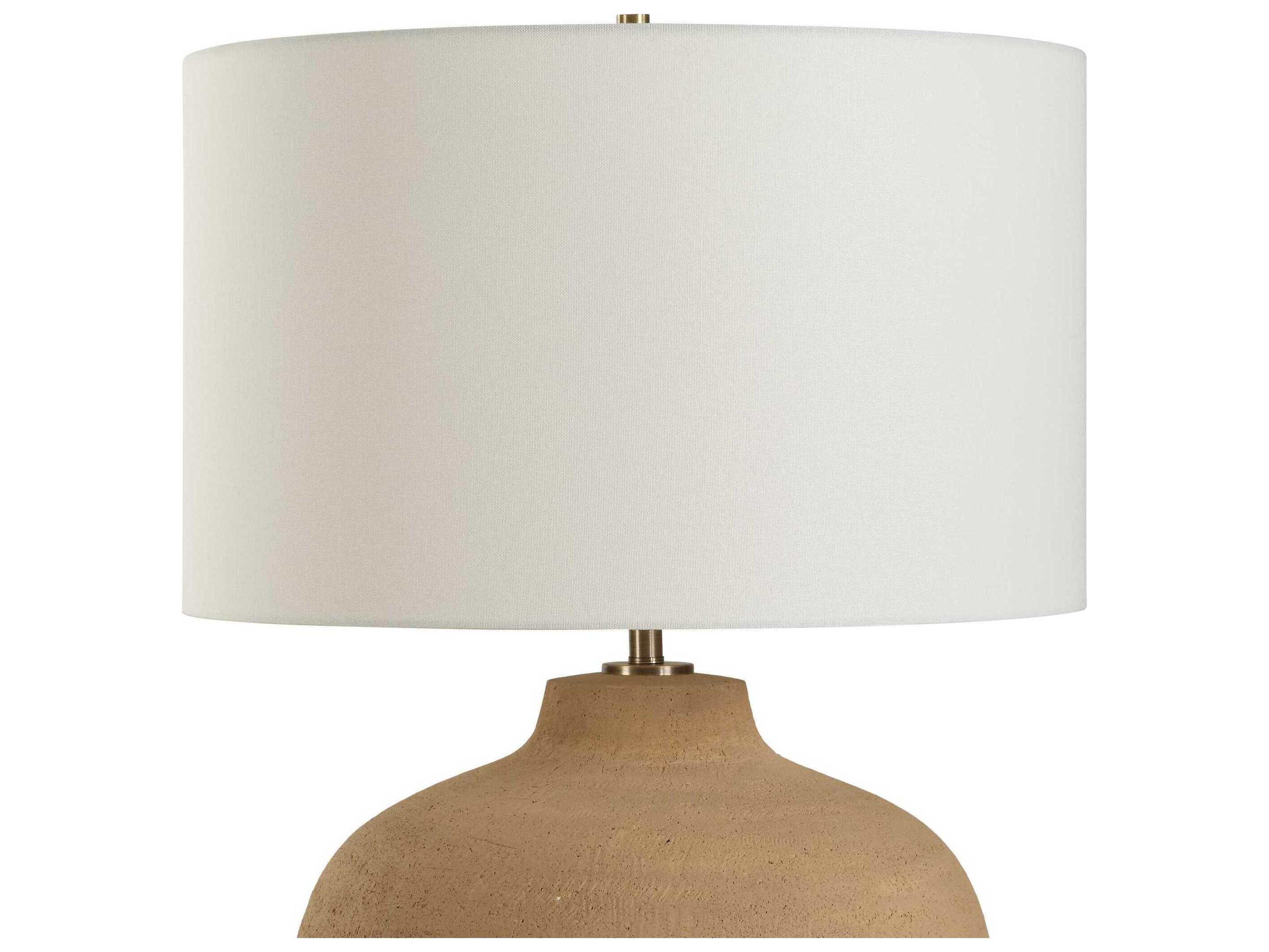 Uttermost Cline Terracotta Brown Buffet Lamp