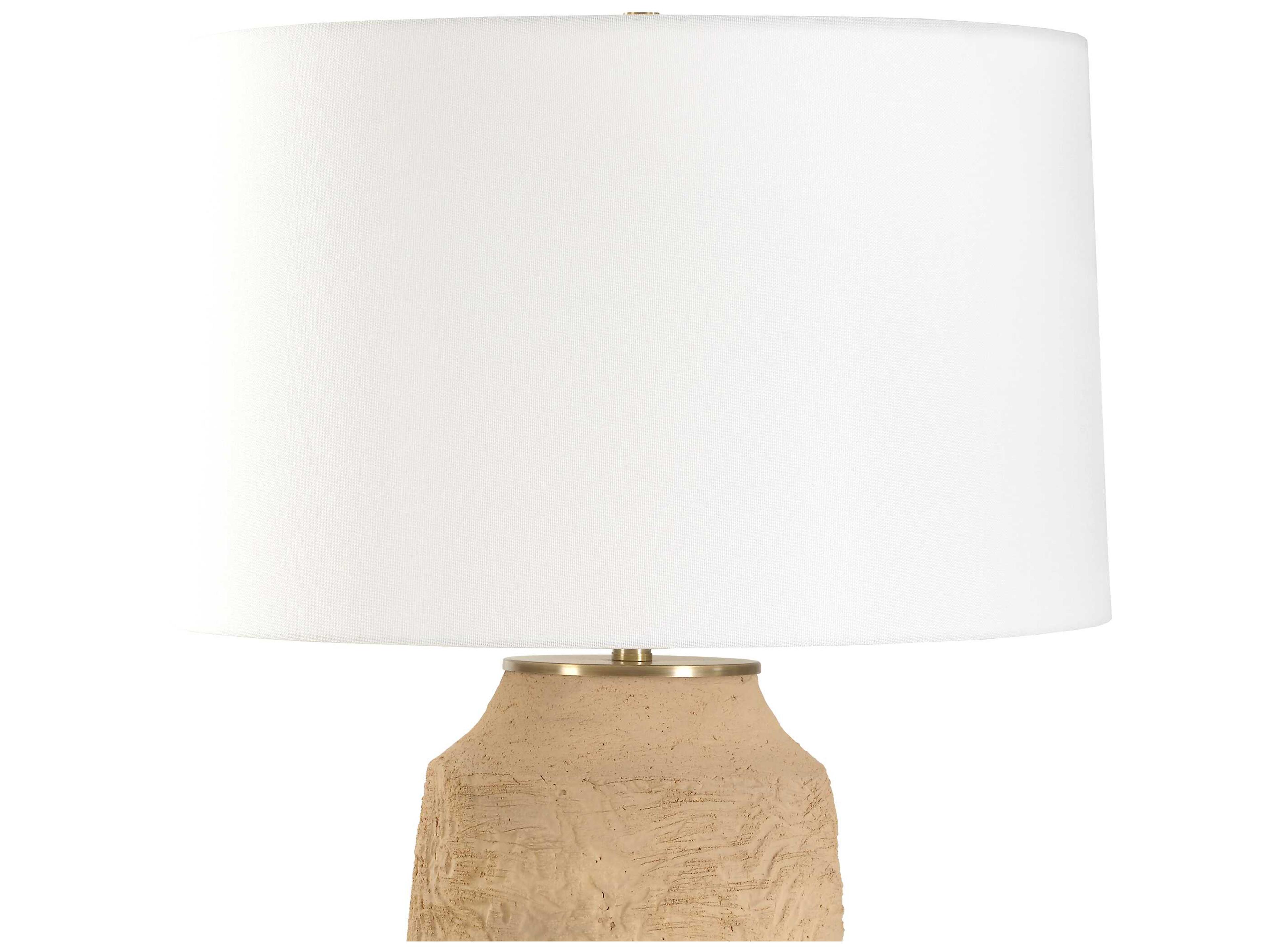 Uttermost Sandstone Flow Sandstone Flow Brown Buffet Lamp