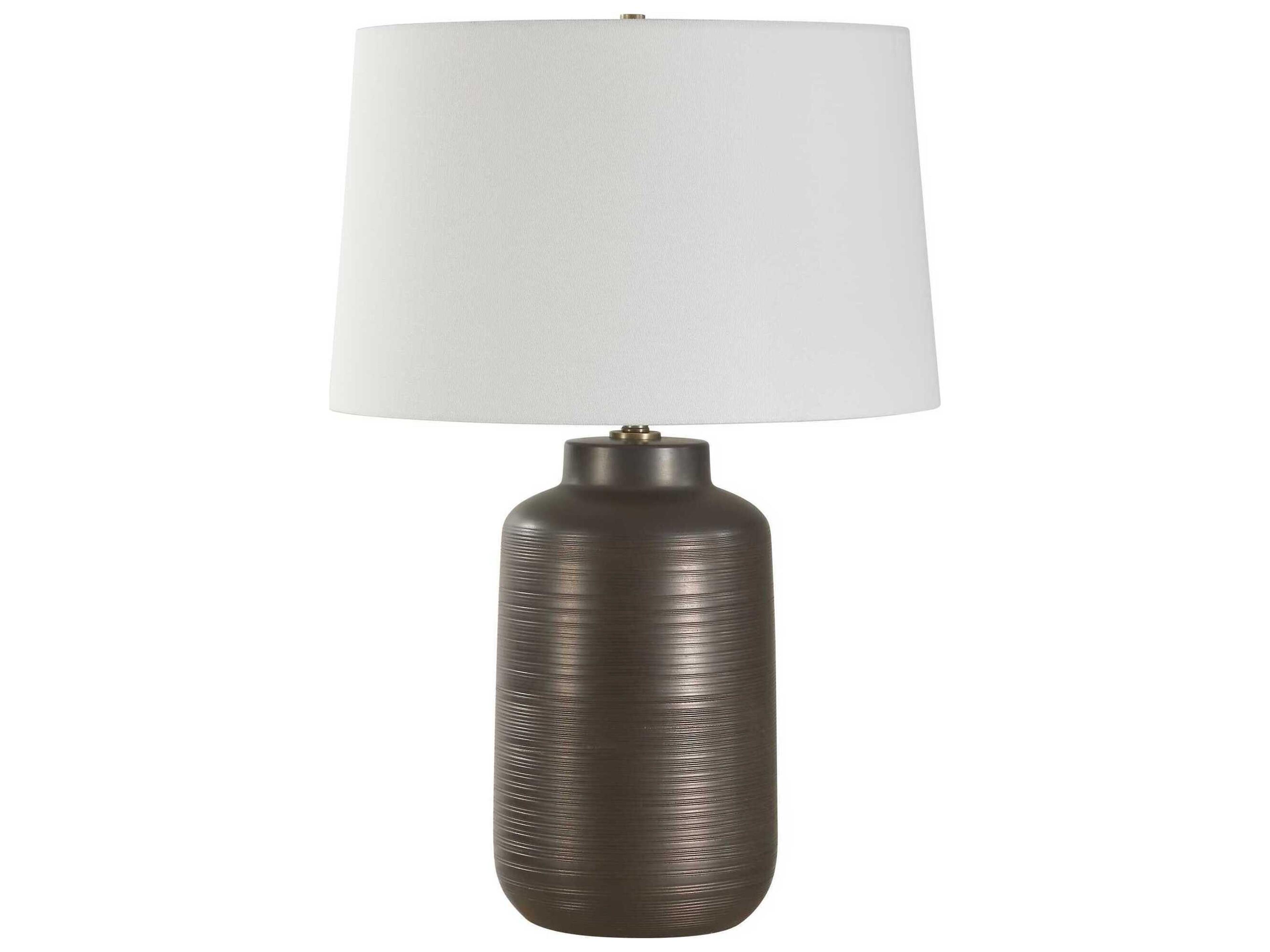 Uttermost Calderone Dark Bronze Buffet Lamp