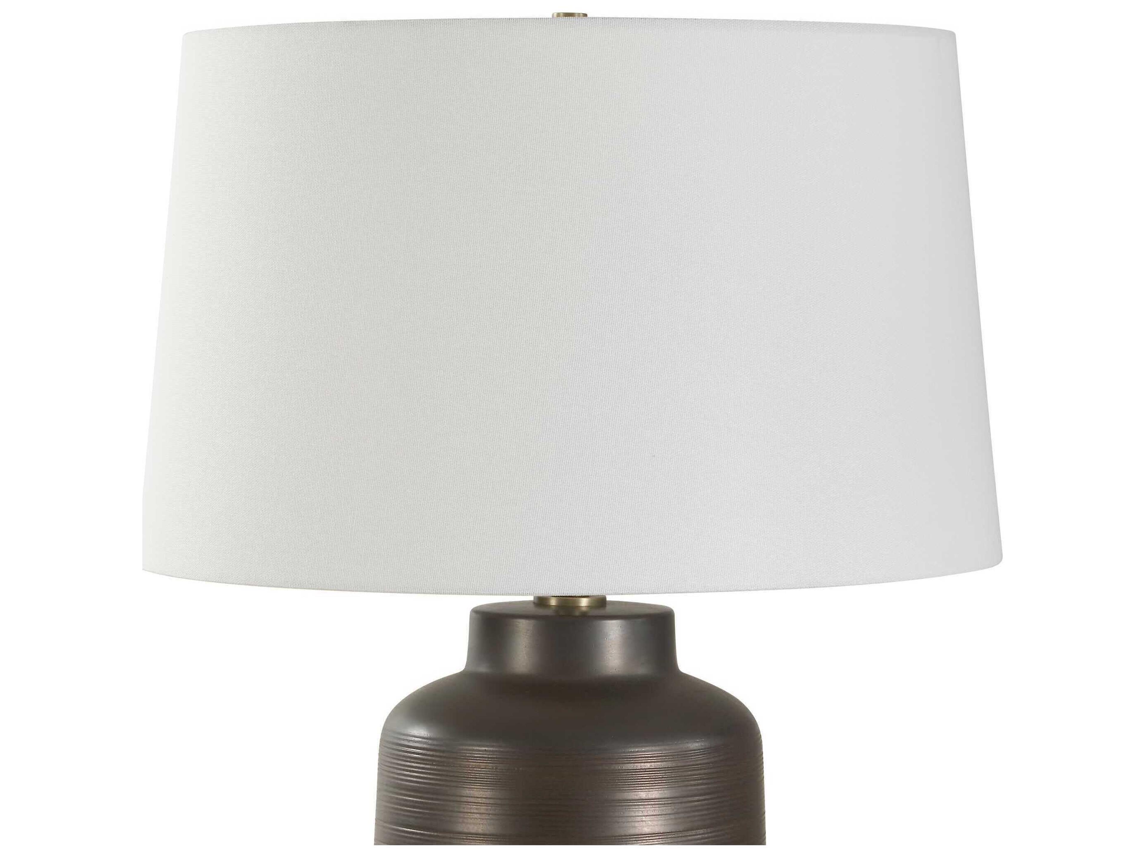 Uttermost Calderone Dark Bronze Buffet Lamp