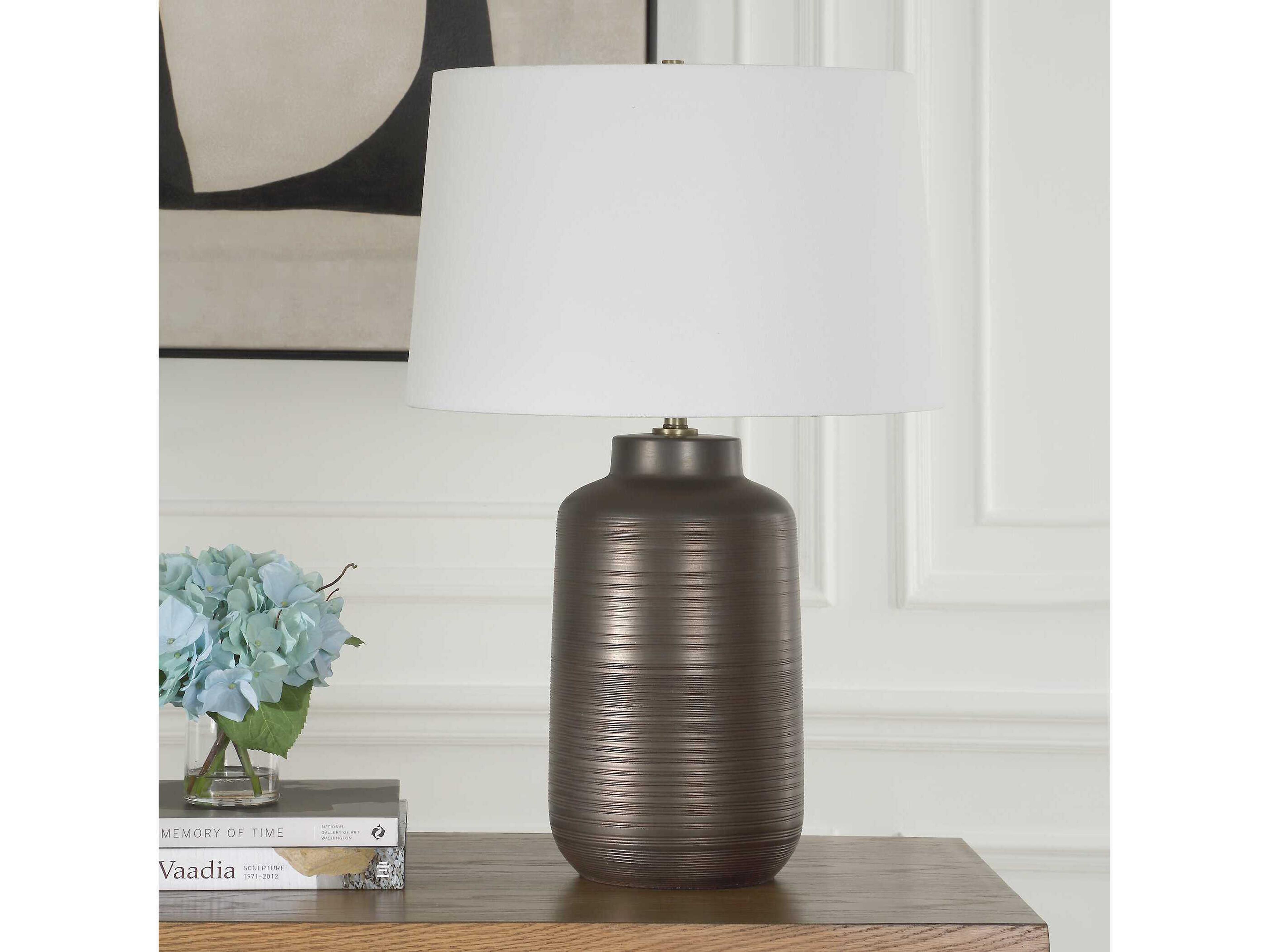 Uttermost Calderone Dark Bronze Buffet Lamp