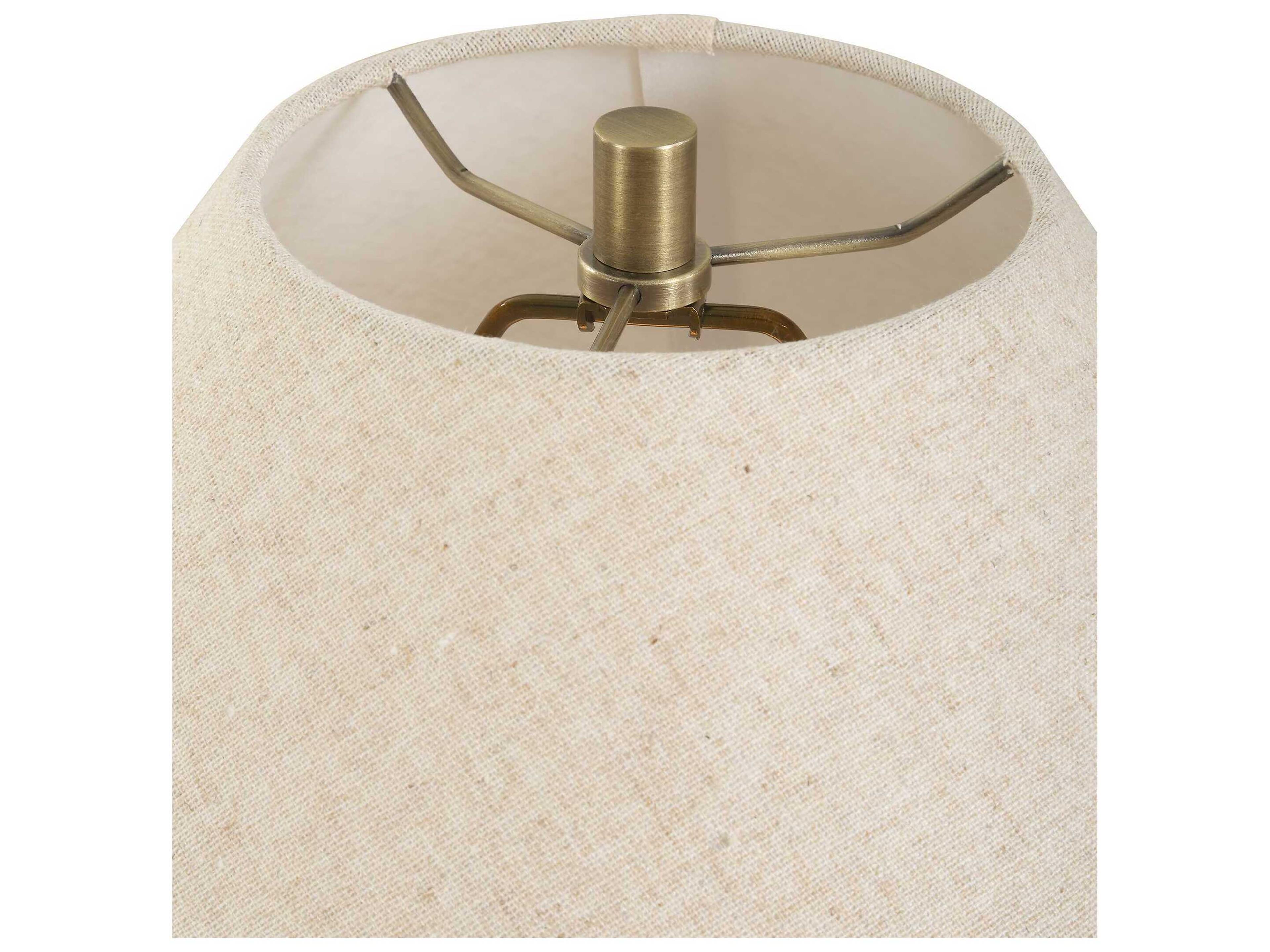 Uttermost Javary Textured Warm White Buffet Lamp