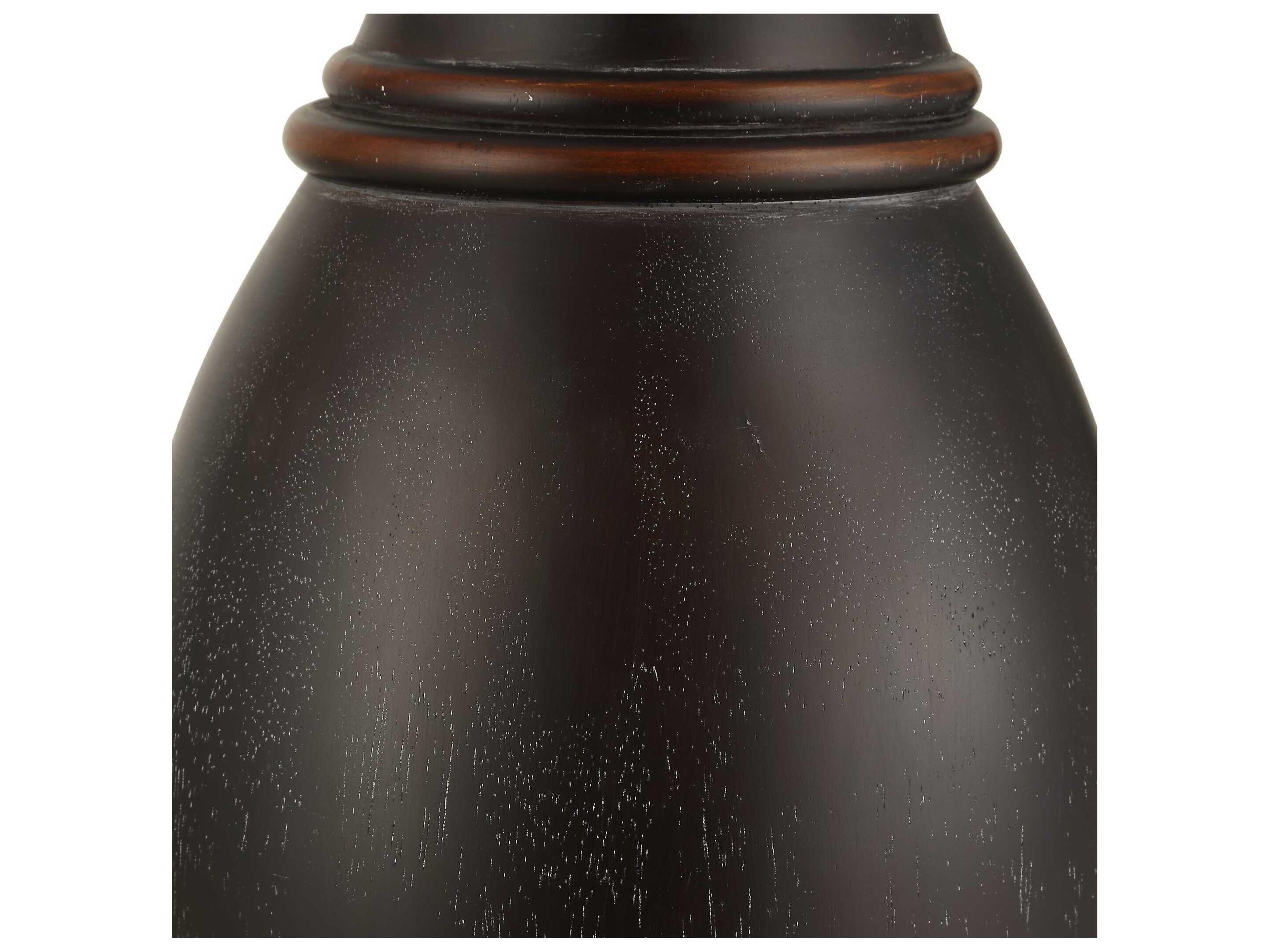 Uttermost Pravin Dark Bronze Black Floor Lamp