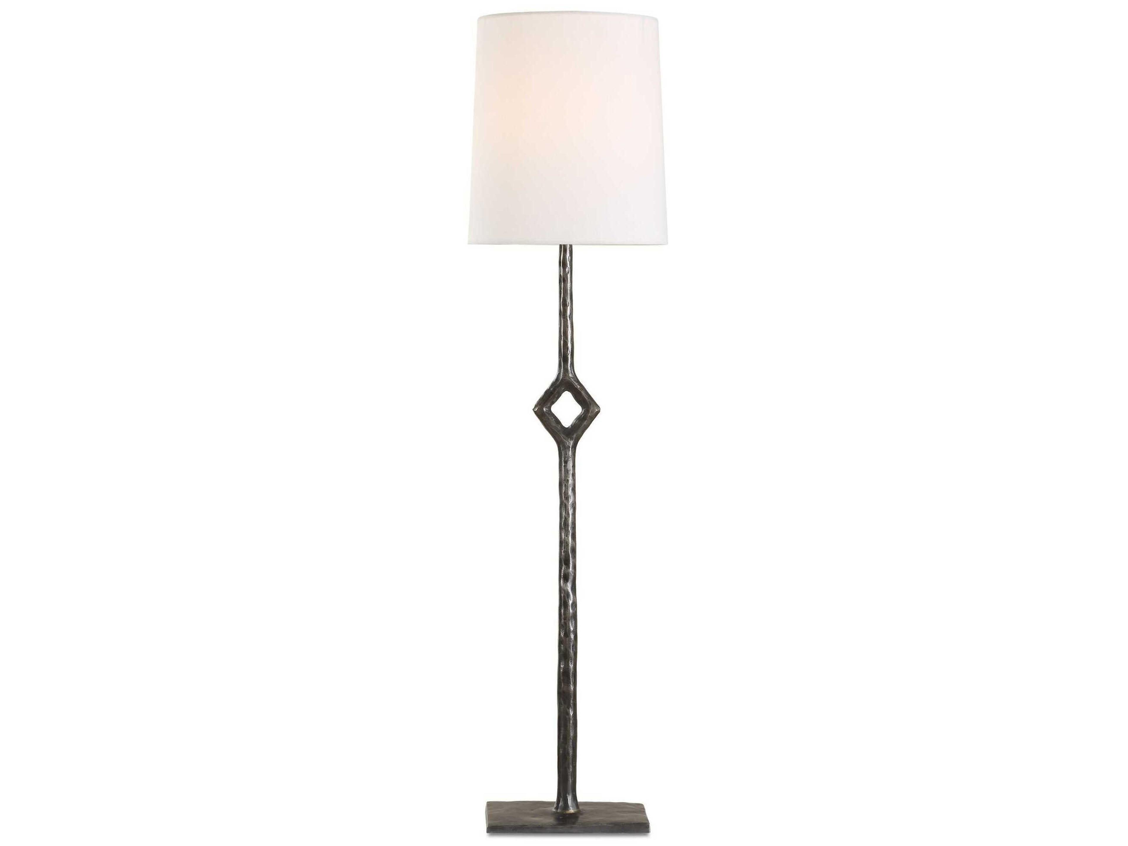 Puncture Cordless Forged Cast Iron Buffet Lamp in Rustic Bronze
