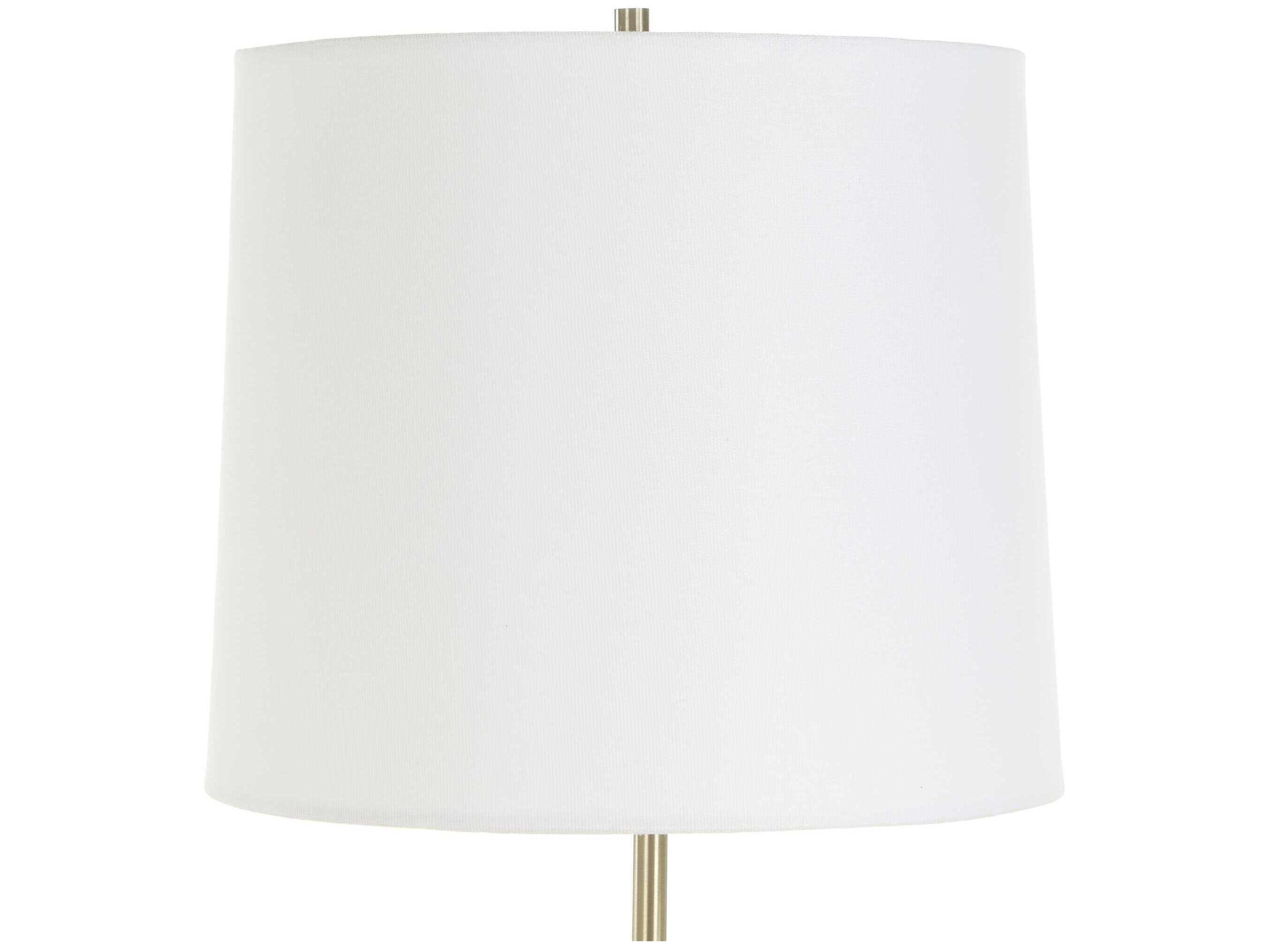 Uttermost Valentina Antique Brass Round Tapered Hardback Gold Buffet Lamp