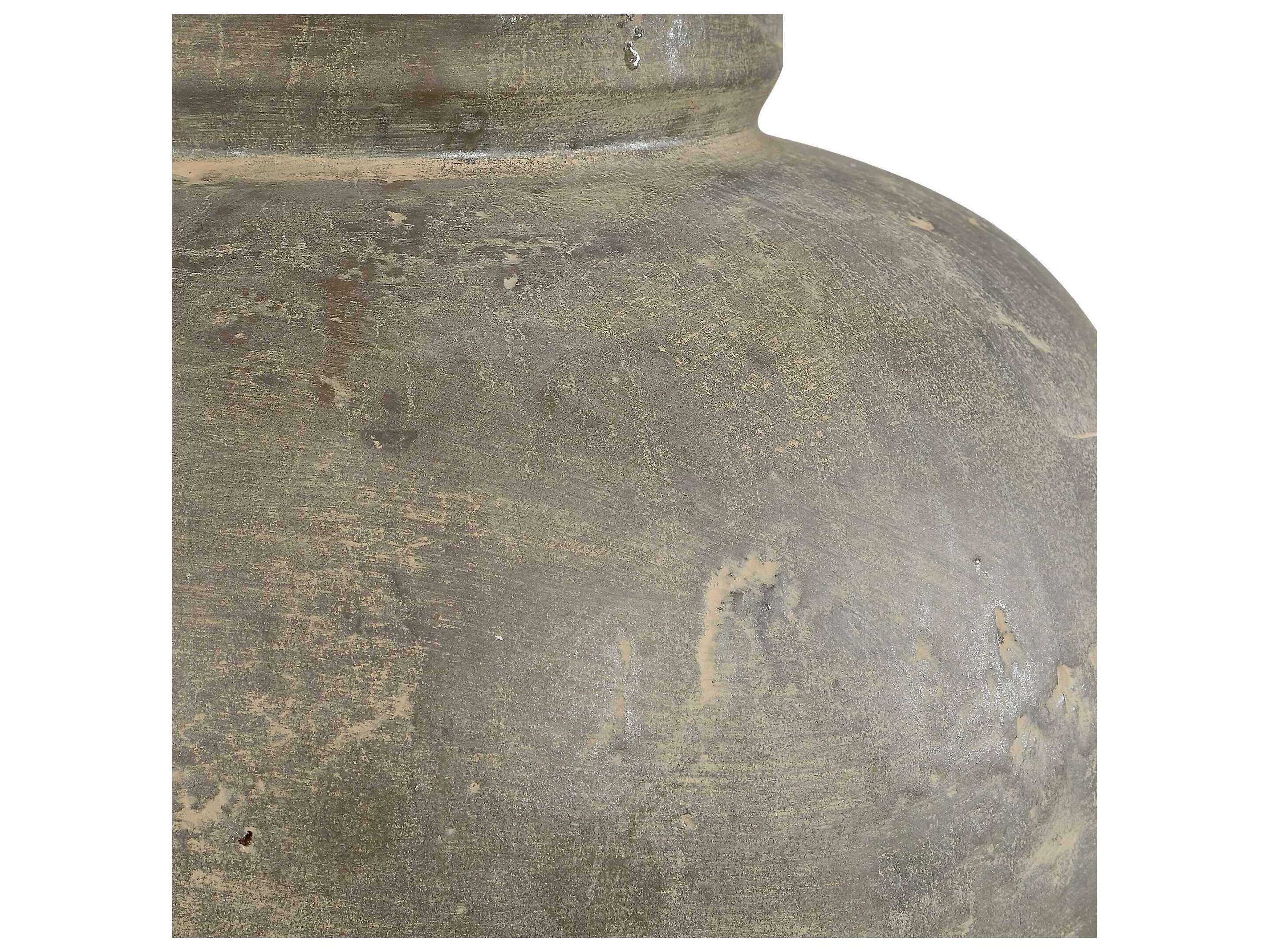 Uttermost Rock Light Rust Brown Gray Buffet Lamp