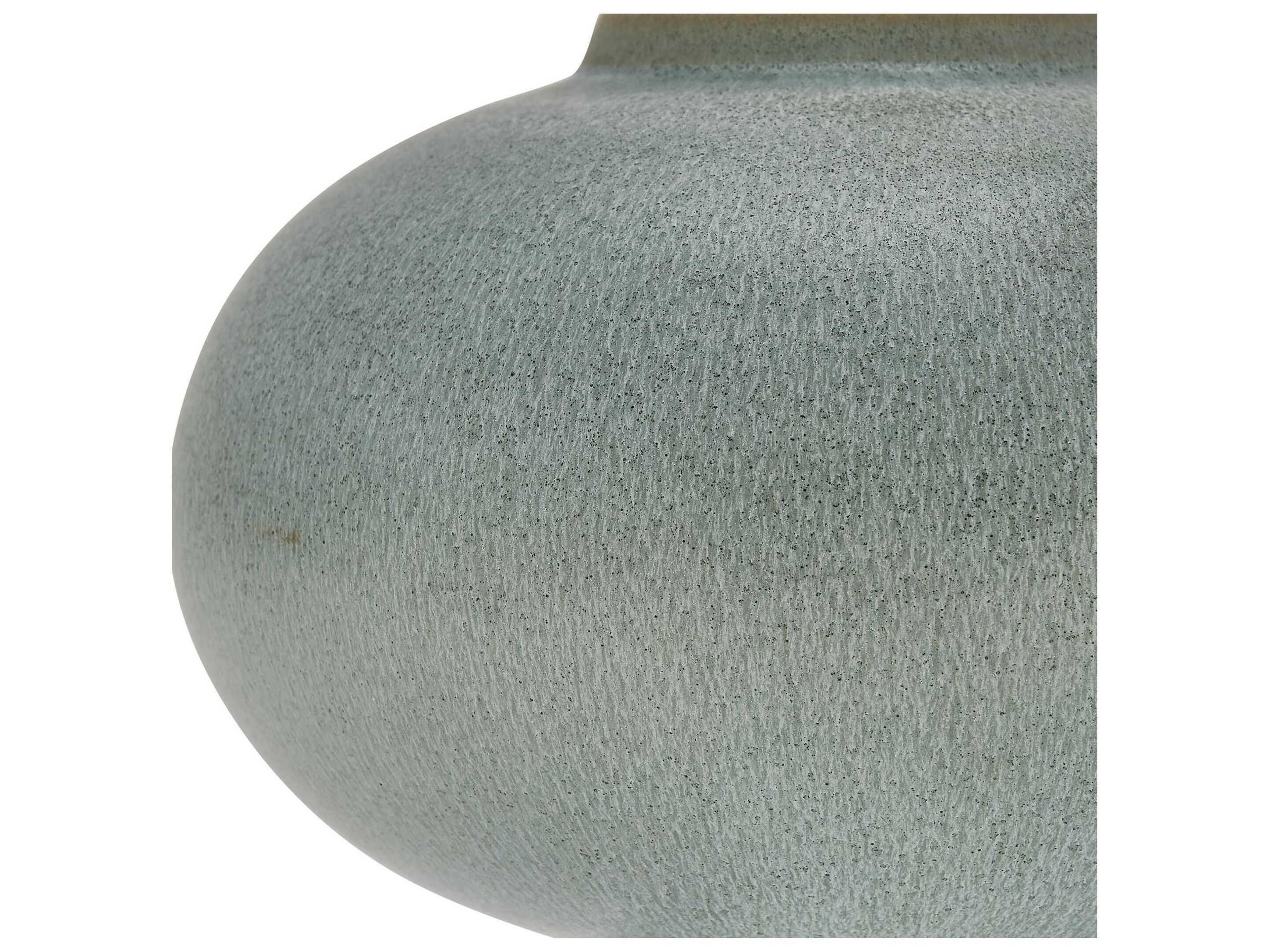 Uttermost Elwyn Light Dusty Blue Round With Liner Buffet Lamp