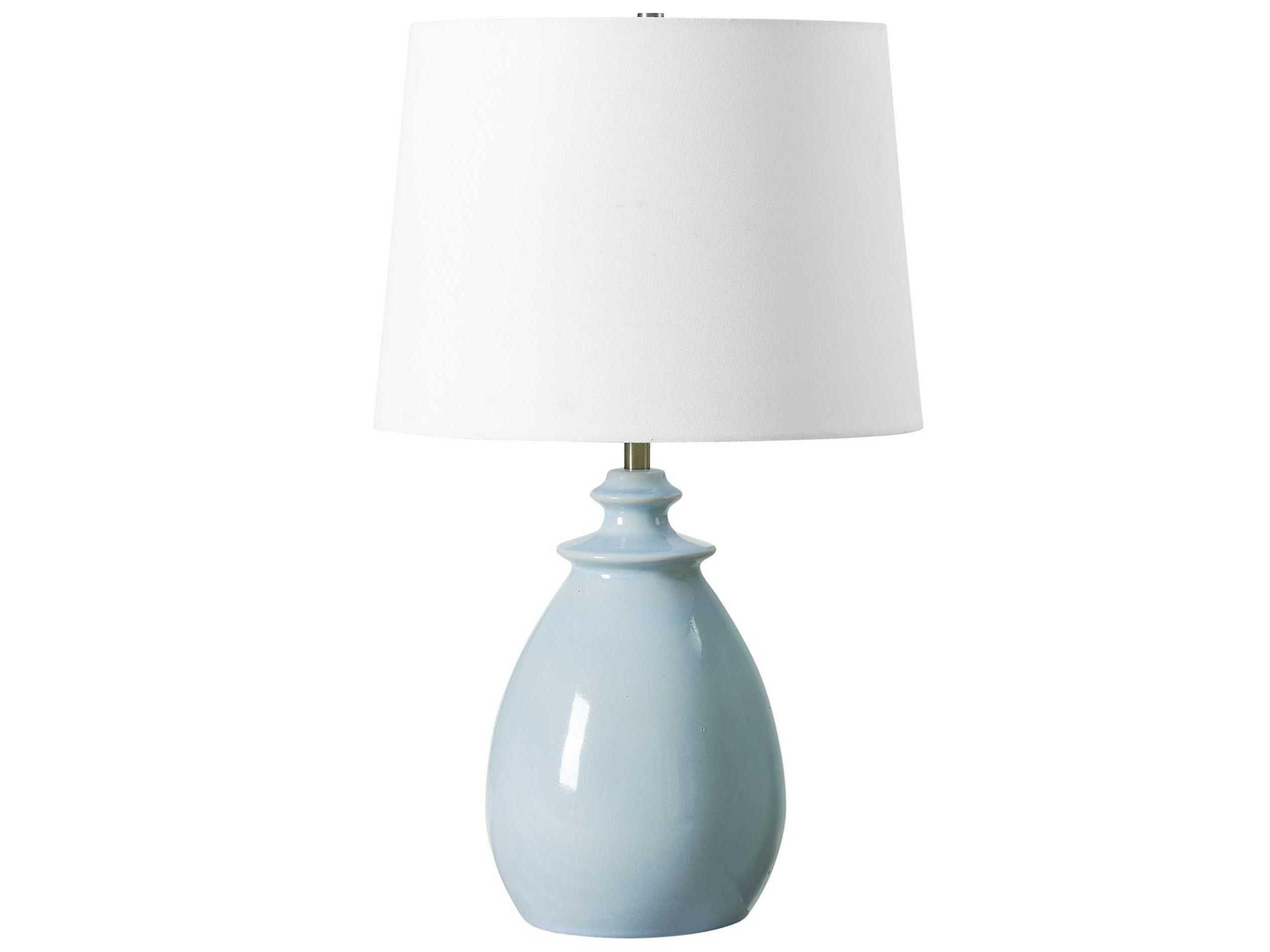 Uttermost Lorene Light Blue Round With Liner Buffet Lamp