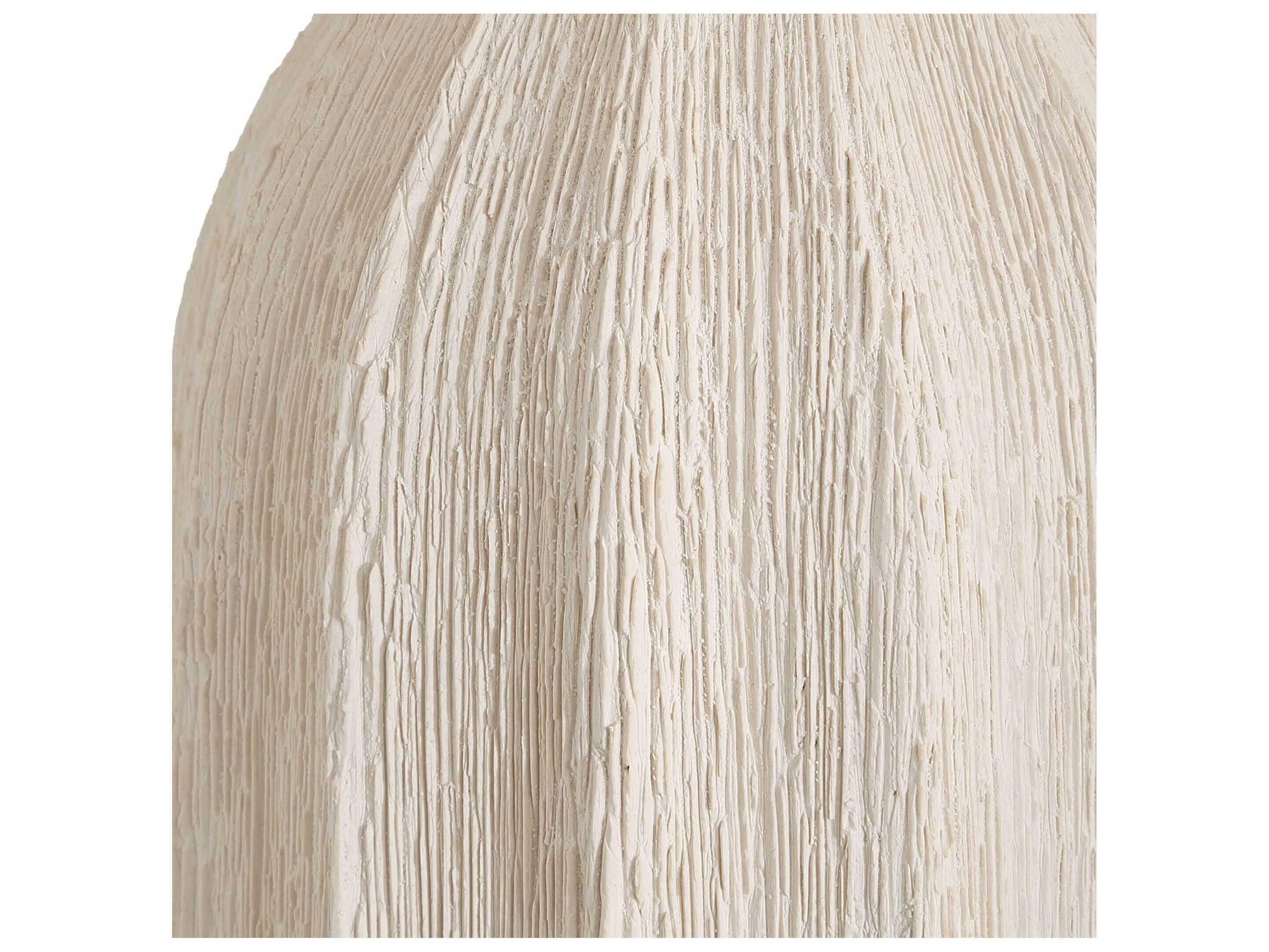 Uttermost Maddox Warm Cream Tapered Round Hardback White Buffet Lamp