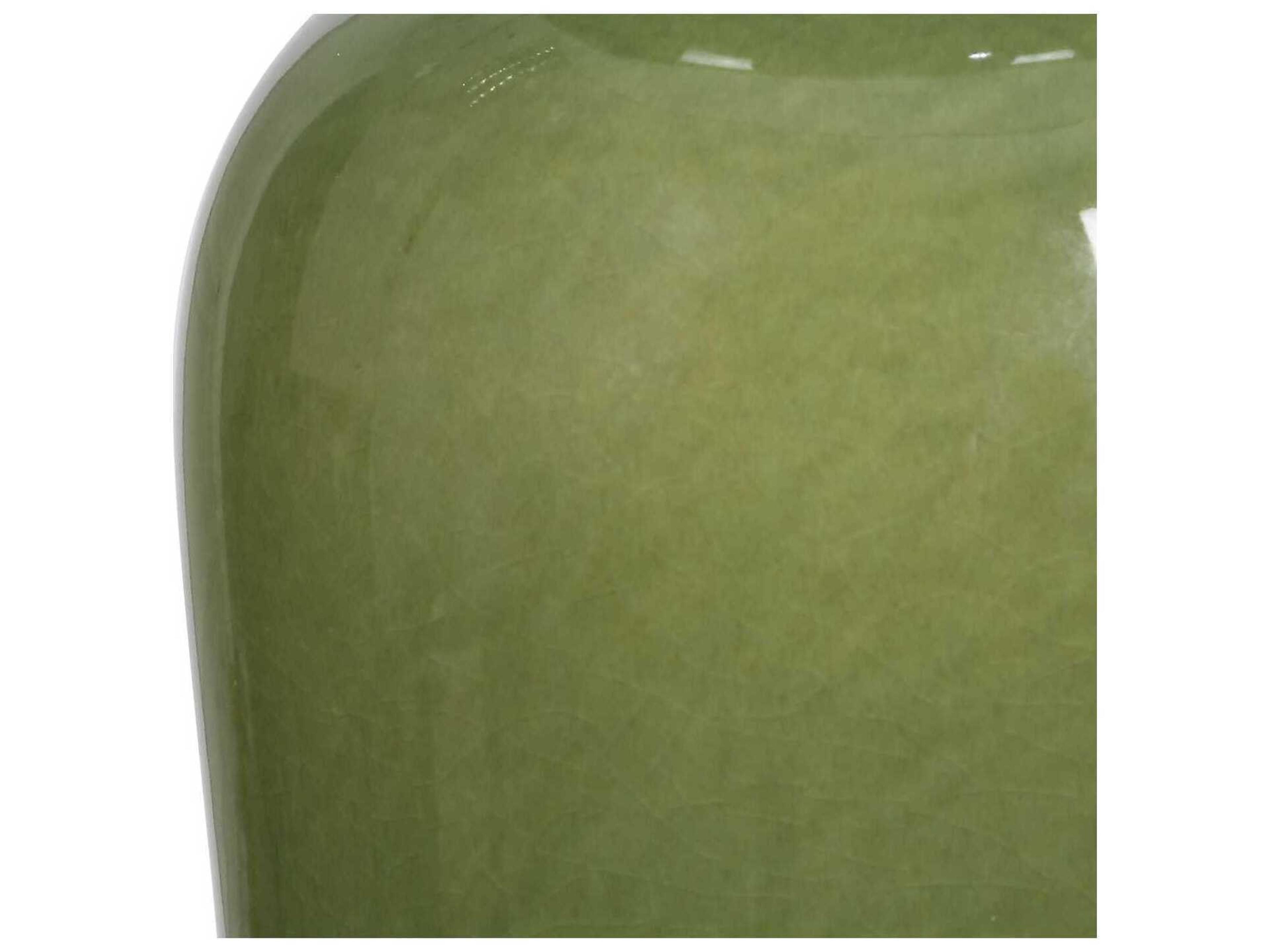 Uttermost Meyer Moss Green Round Drum Hardback Buffet Lamp