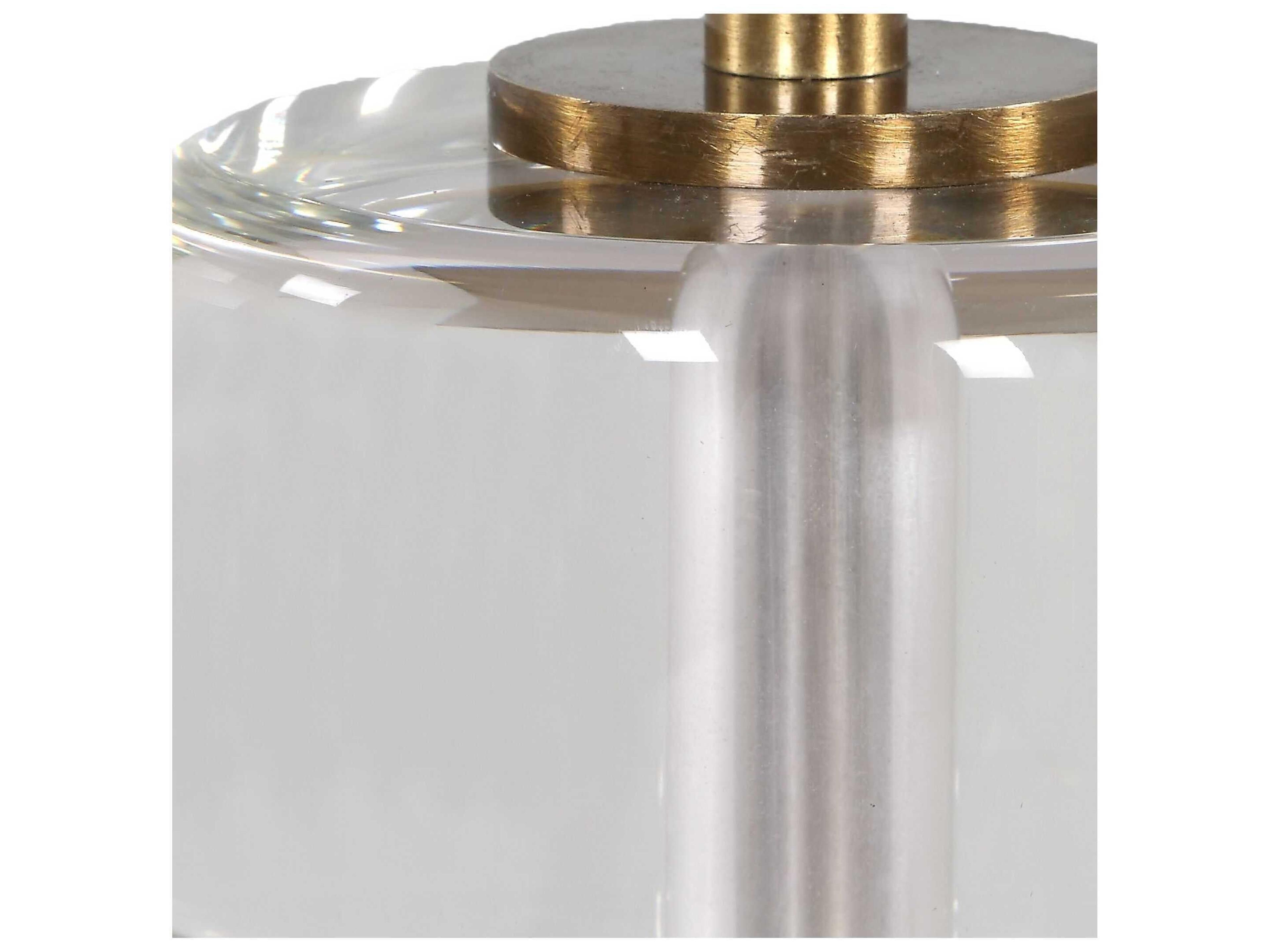 Uttermost Maryam Warm Black Drum Hardback Buffet Lamp